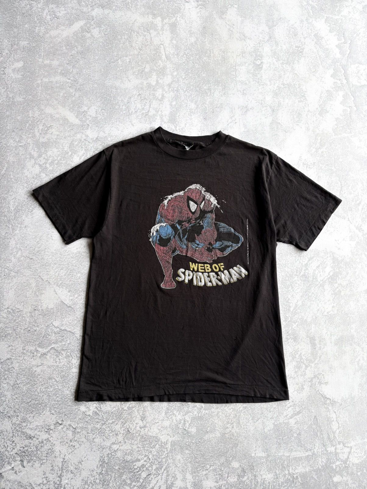 Marvel Comics Vintage 1989 Marvel Web of Spider Man Todd McFarlane Tee Size US L / EU 52-54 / 3 - 1 Thumbnail