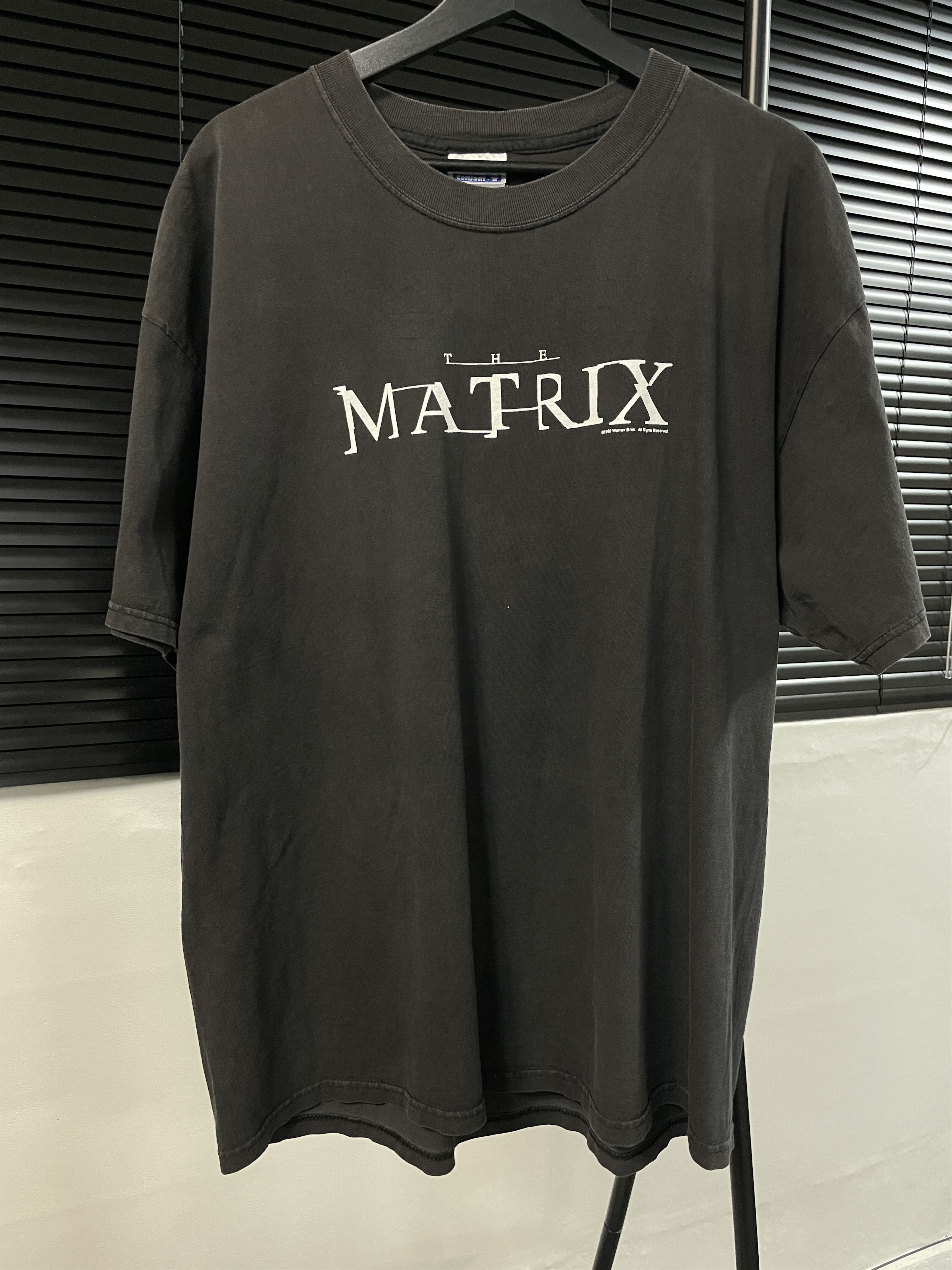 Image of Movie x Vintage 1999 Matrix Promo Shirt in Black, Men's (Size XL)