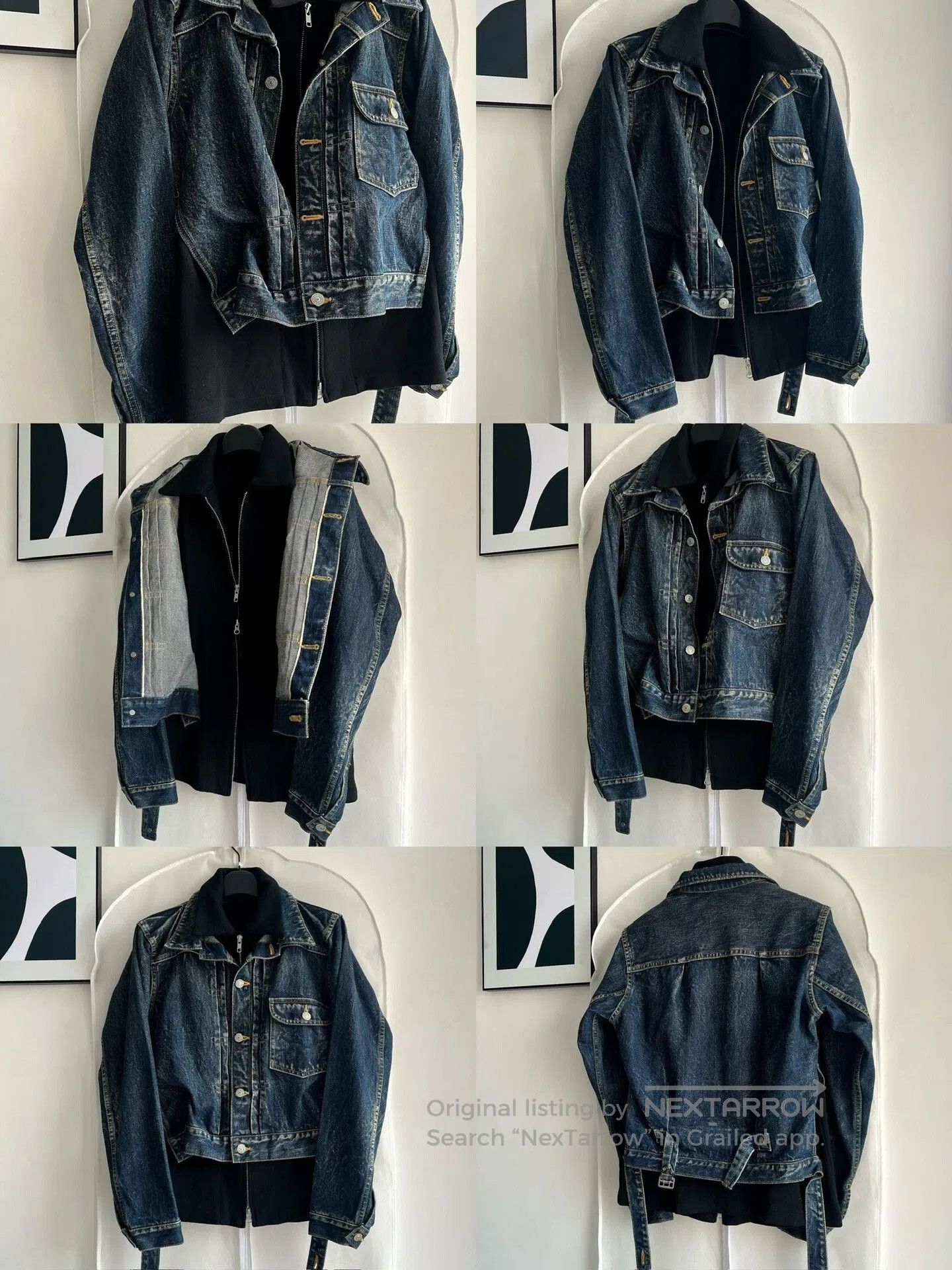 Yohji Yamamoto Yohji Yamamoto Denim Jacket. Size S / US 4 / IT 40 - 7 Thumbnail