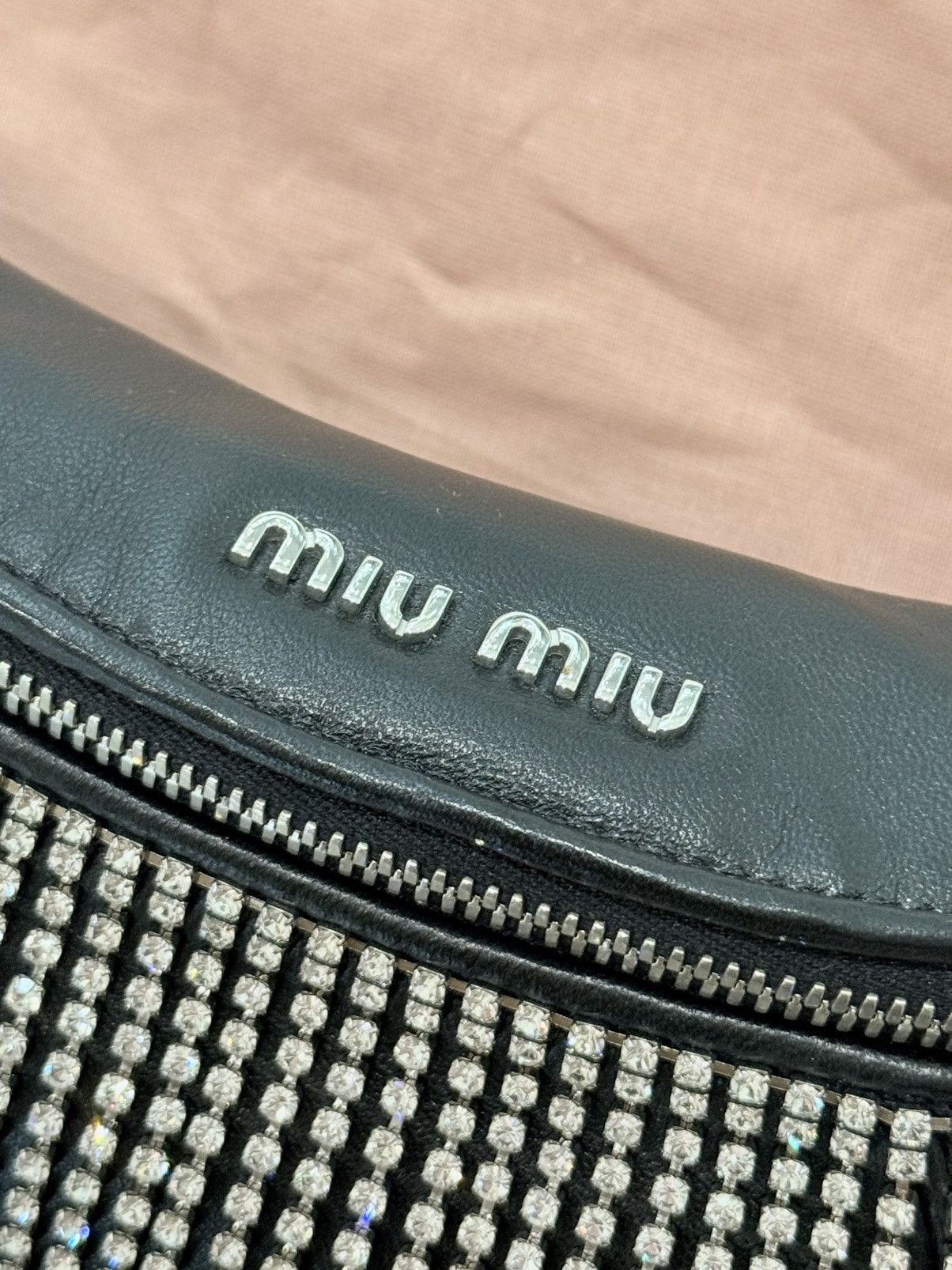 Miu Miu MIUMIU CRYSTAL FRINGE BAG Size ONE SIZE - 11 Thumbnail