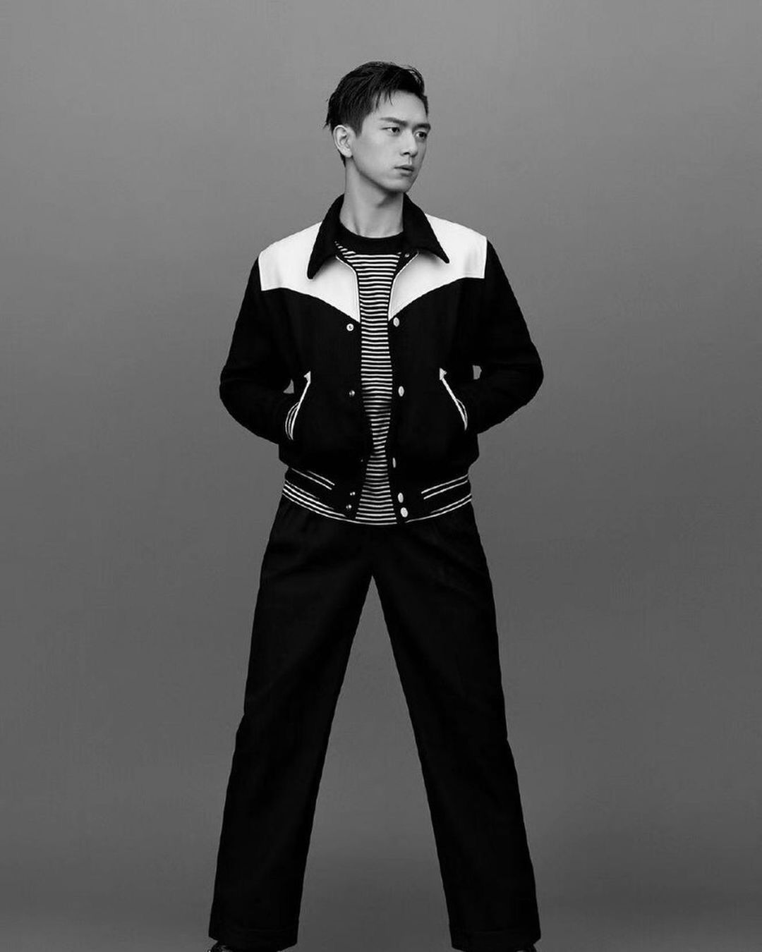 Celine × Hedi Slimane CELINE JACK TEDDY JACKET IN ARMORED WOOL BLACK 44 Size US S / EU 44-46 / 1 - 17 Thumbnail