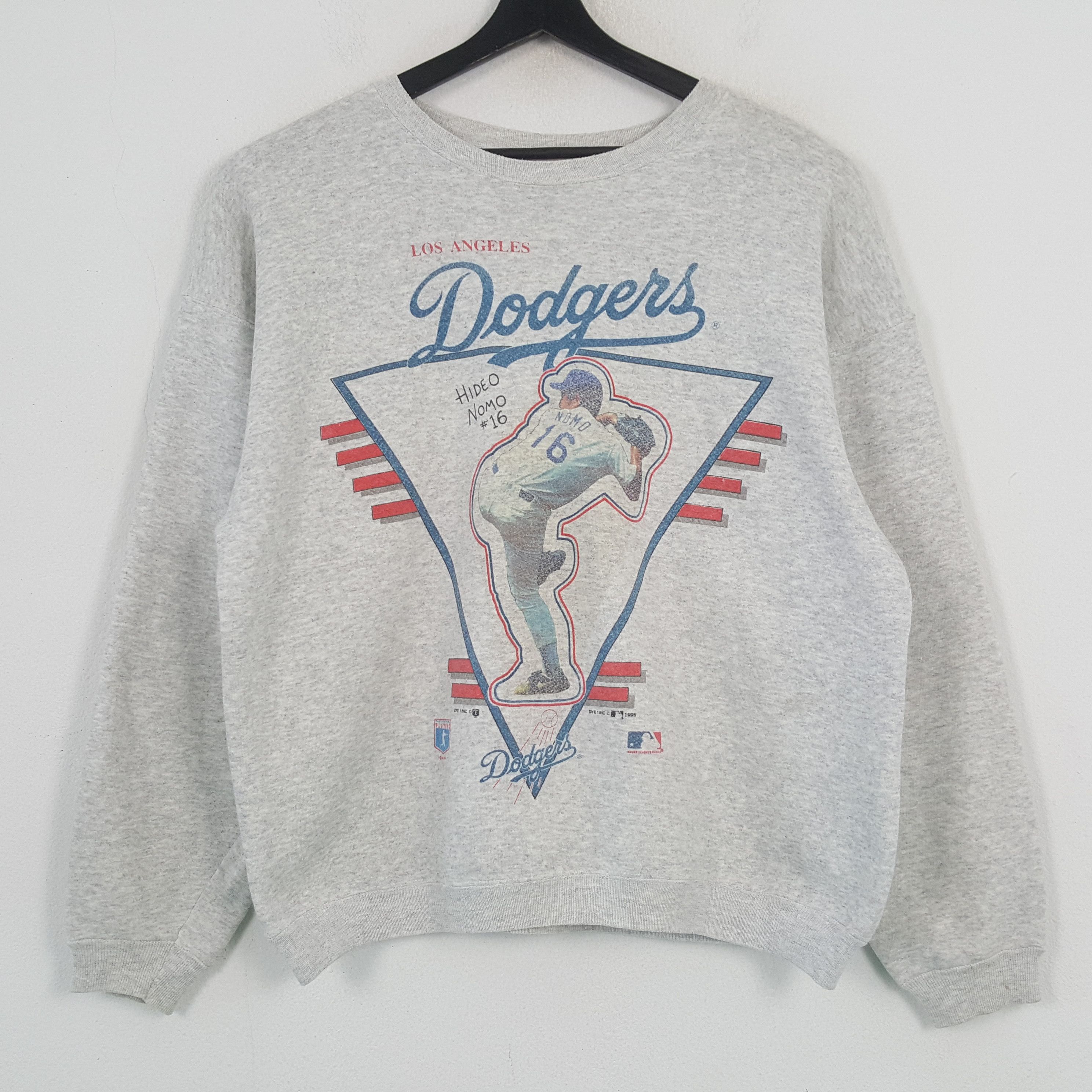 Hanes LOS ANGELES DODGERS Vintage Sweatshirt C292N2 Size US L / EU 52-54 / 3 - 1 Thumbnail