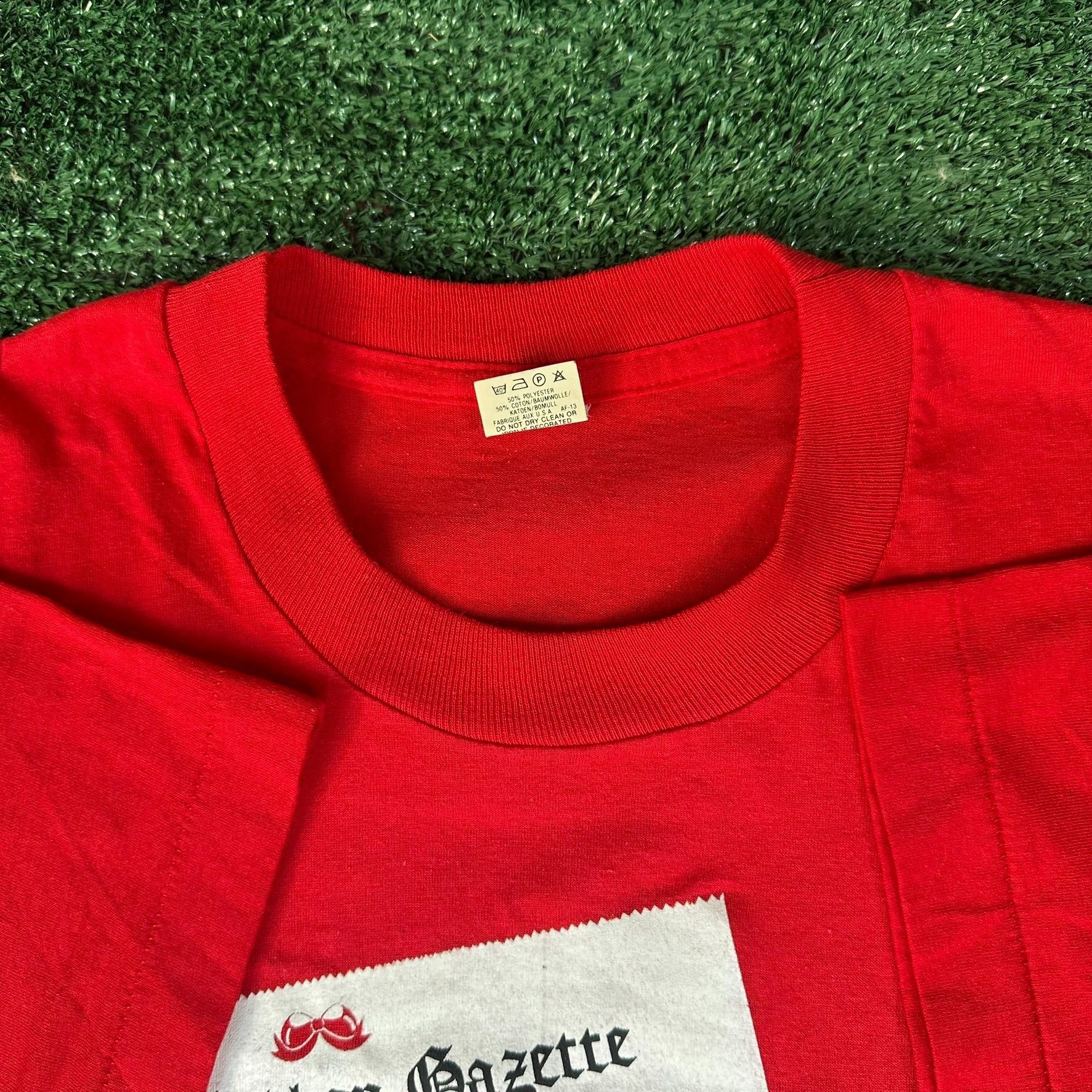 Vintage Vintage 80s Say No To Drugs T-Shirt Single Stitch Red L/XL I Size US XL / EU 56 / 4 - 4 Thumbnail