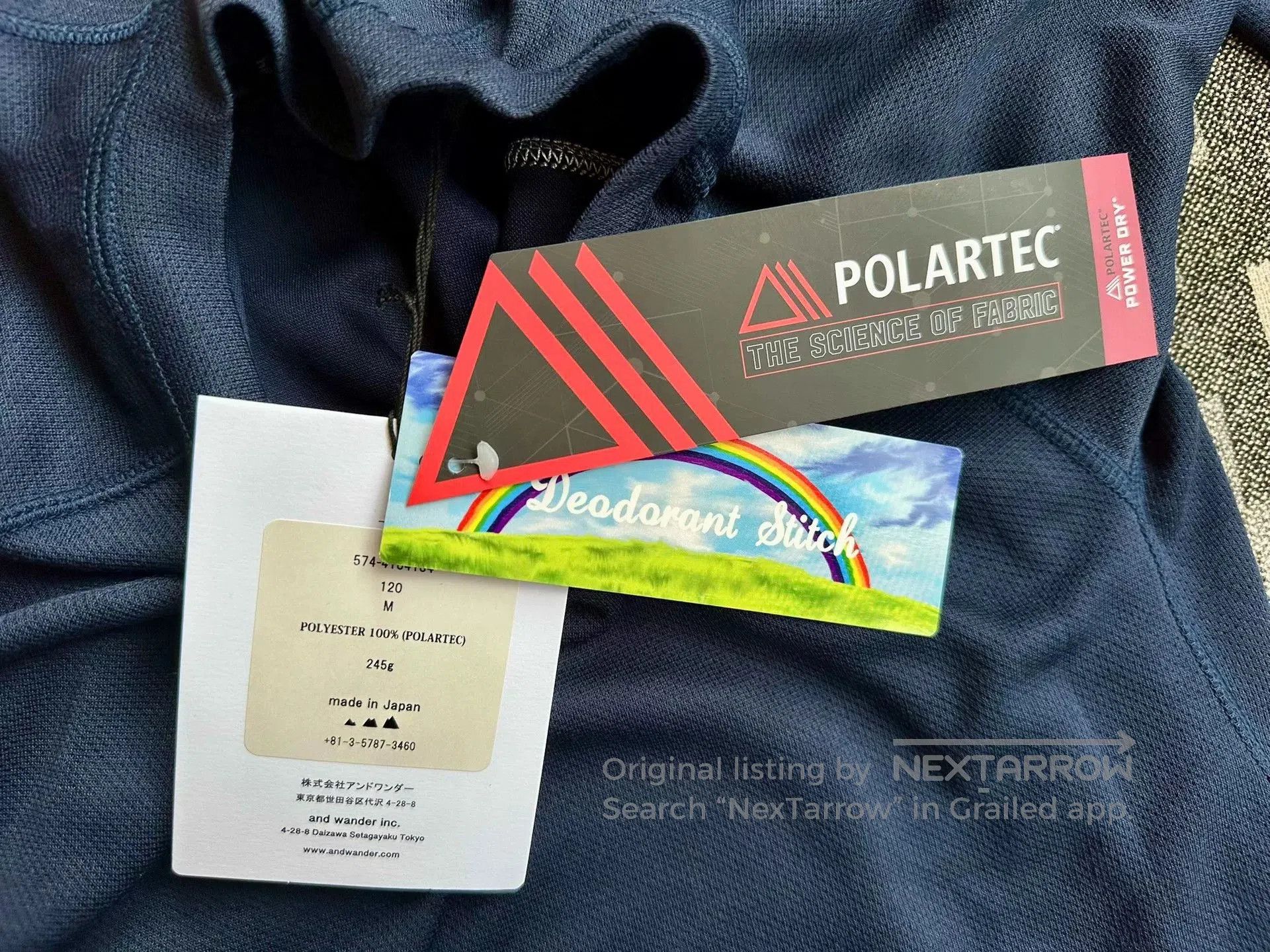 And Wander outdoor quick-dry long sleeve t-shirt. Size US M / EU 48-50 / 2 - 6 Thumbnail