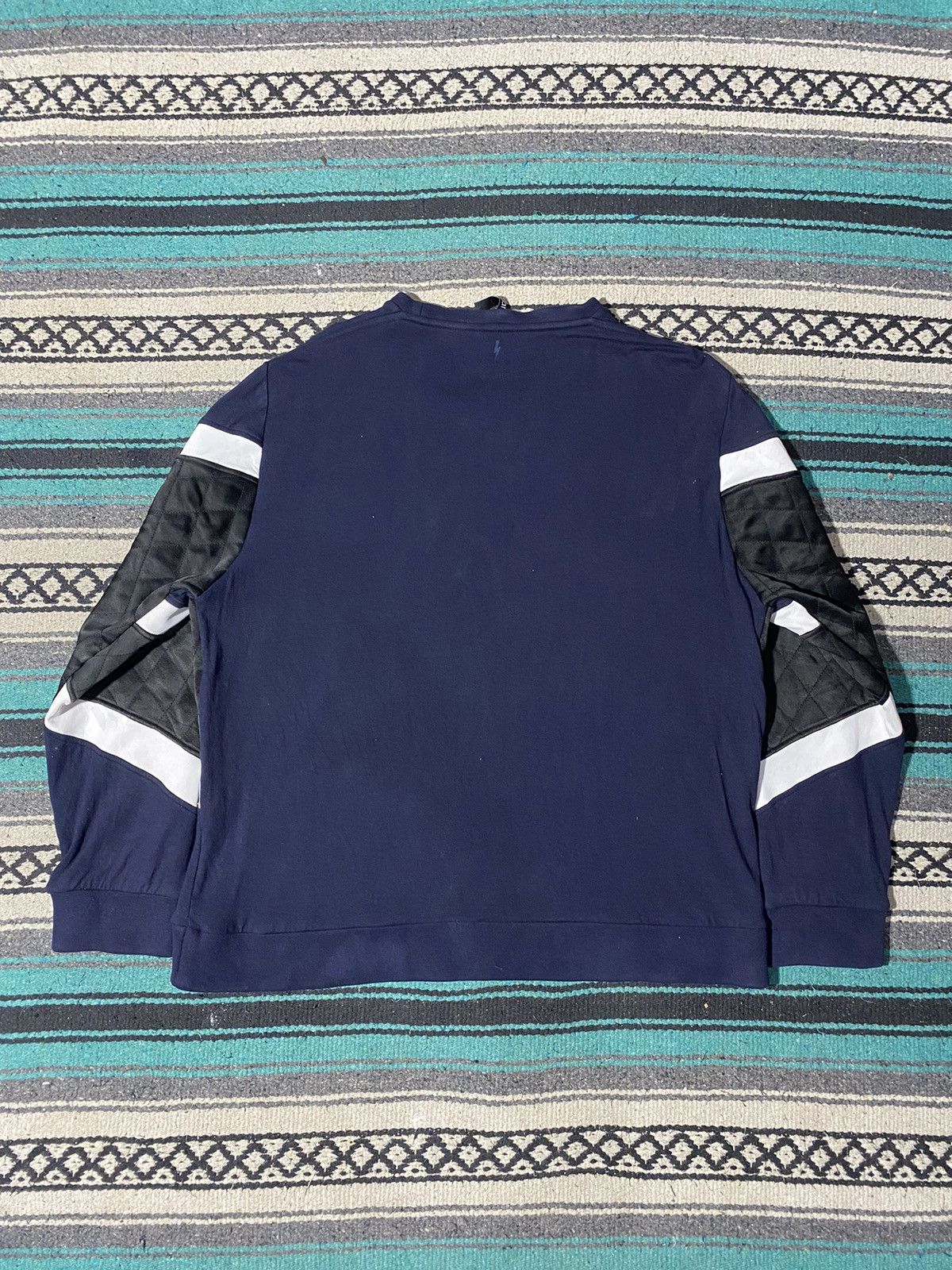 Neil Barrett Neil Barrett Geometric Panelled Sweatshirt Size US L / EU 52-54 / 3 - 4 Thumbnail