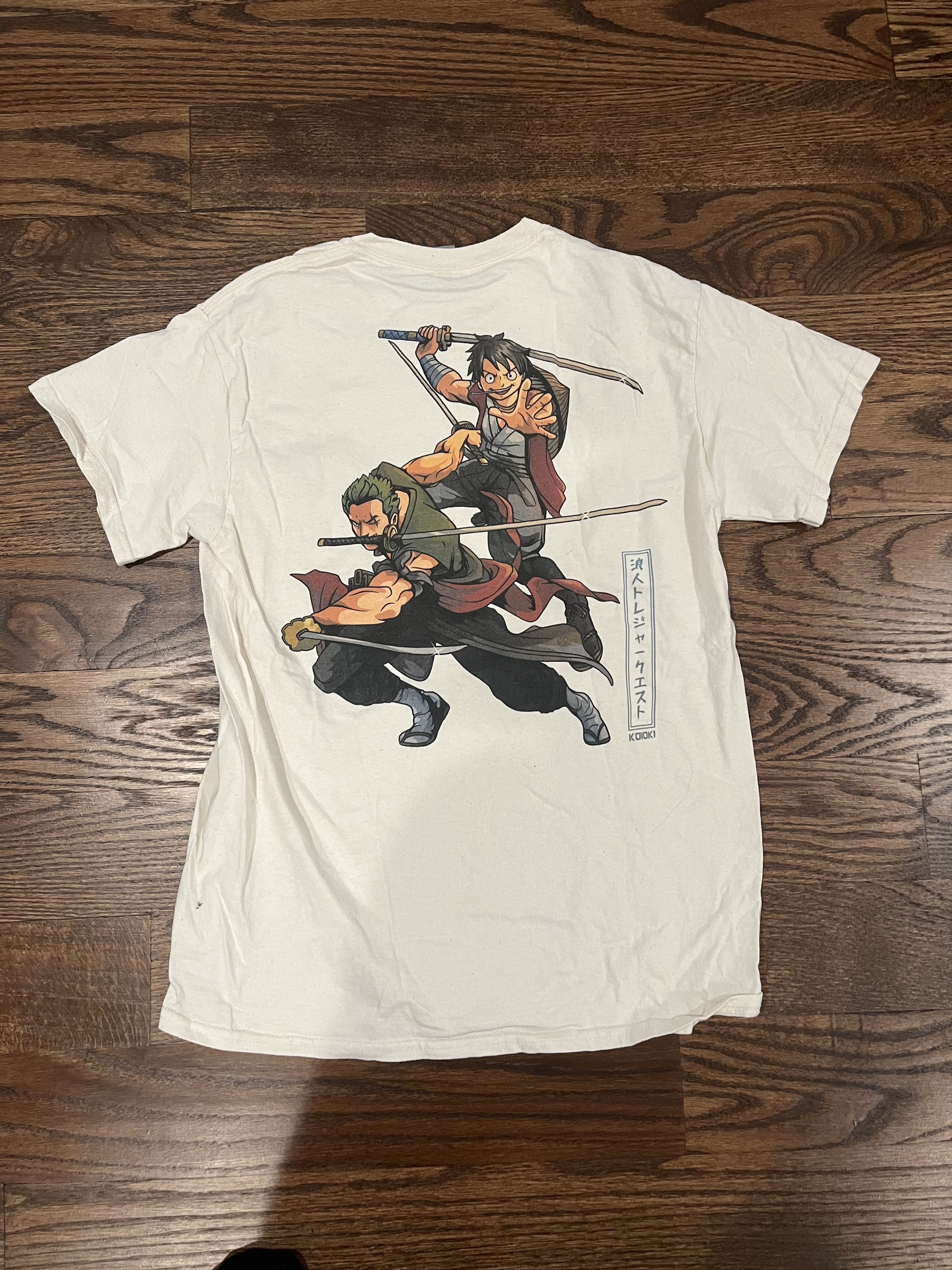 One Piece × Vintage Luffy & Zoro Tee Size US M / EU 48-50 / 2 - 1 Thumbnail