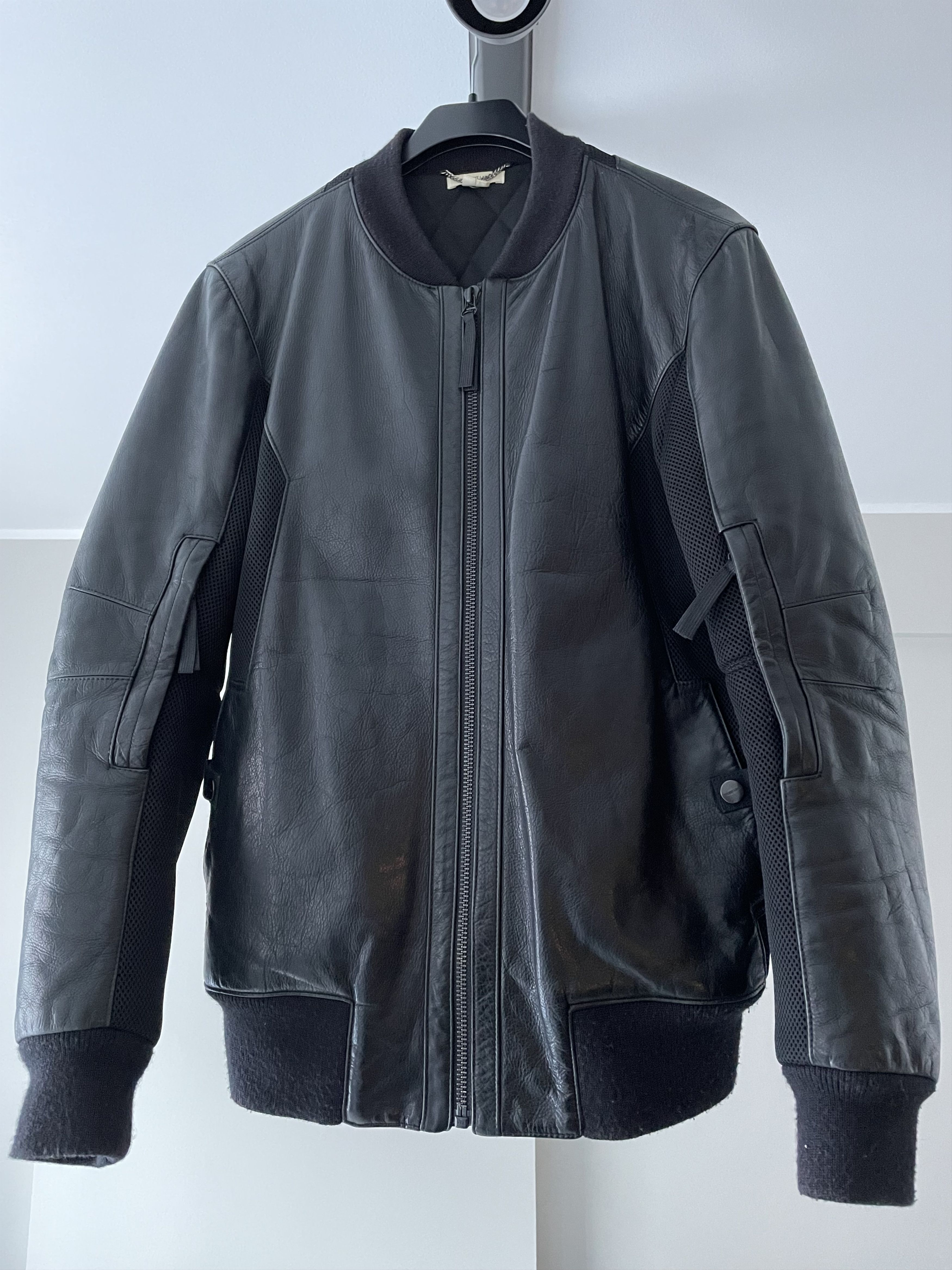 Helmut Lang Leather n-3B parka | Grailed
