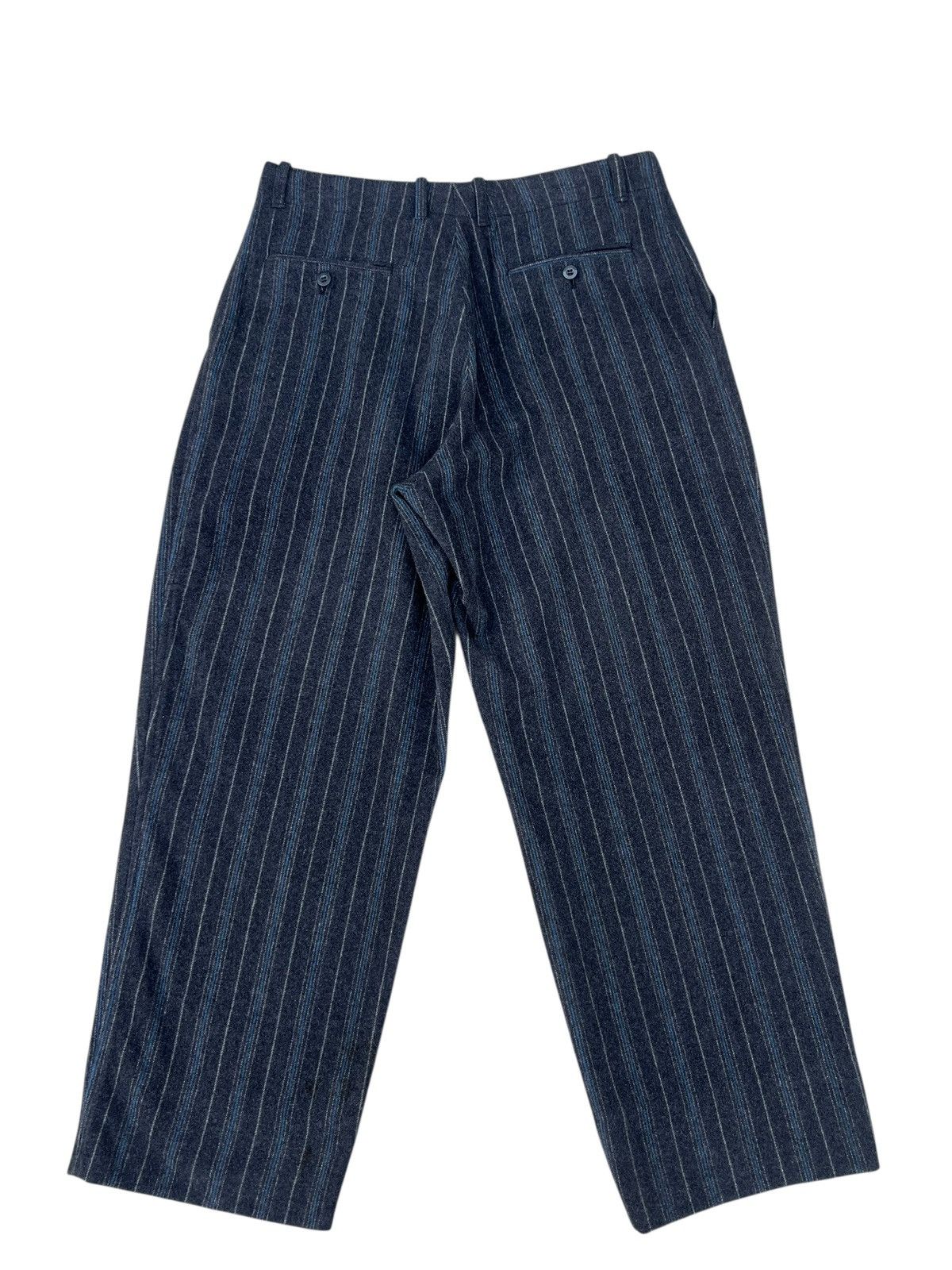 Nigel Cabourn Vintage Nigel Cabourn Striped Wool Baggy Trouser Pant Size US 32 / EU 48 - 12 Thumbnail