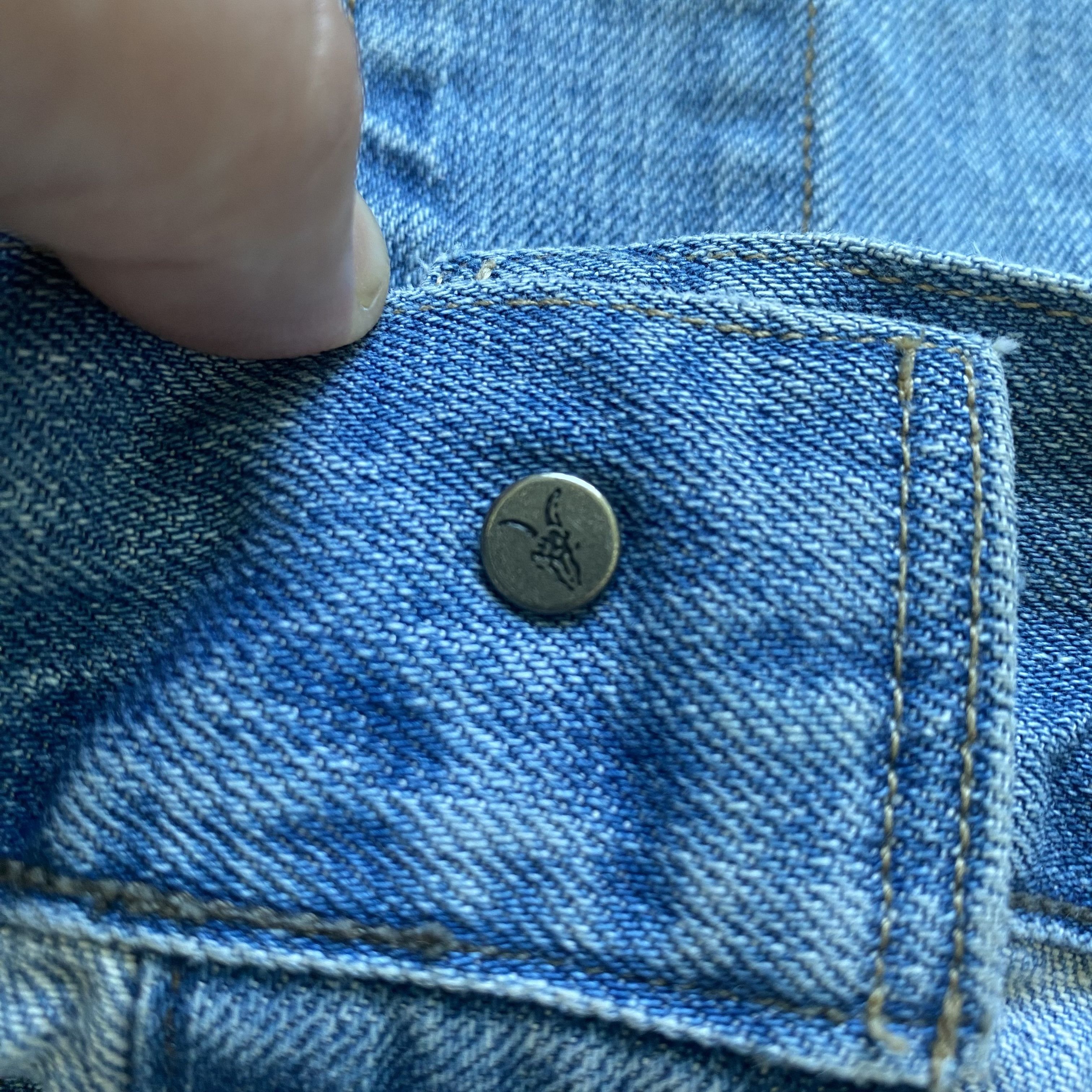 Allsaints ALLSAINTS Denim jacket Trucker Faded Blue Jeans Size US M / EU 48-50 / 2 - 7 Thumbnail