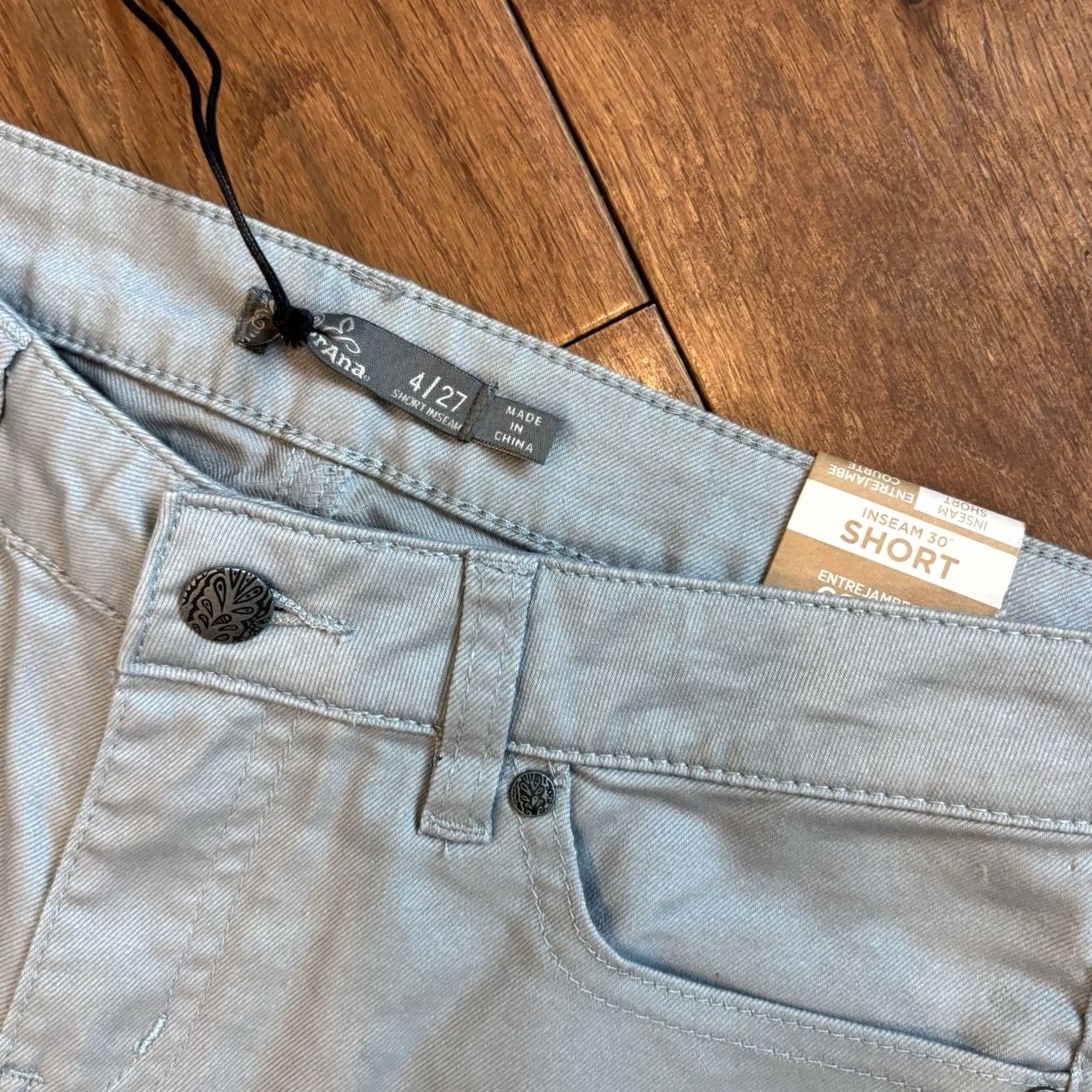 Prana Womens Prana Kayla Jeans Agave Blue sz 4/27 30" Size 27" / US 4 / IT 40 - 5 Thumbnail