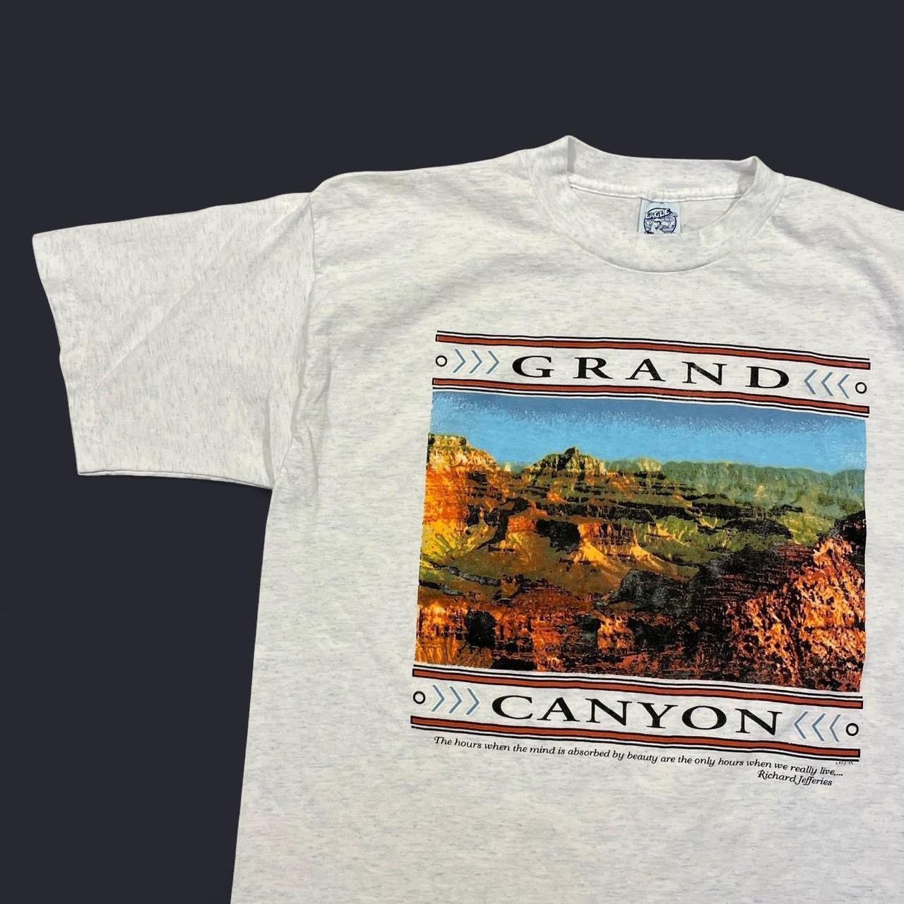 Vintage Vintage 90’s Grand Canyon Richard Jefferies T-Shirt Size US XL / EU 56 / 4 - 1 Thumbnail