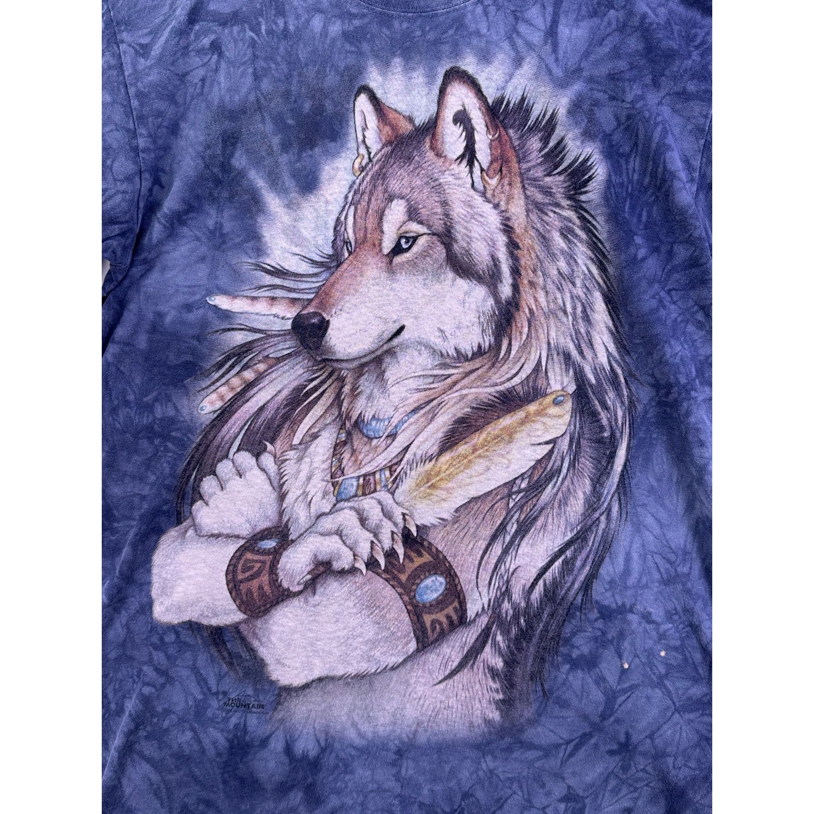The Mountain The Mountain 2011 Christy Grandjean NativeAmerican Wolf Sz M Size US M / EU 48-50 / 2 - 6 Thumbnail