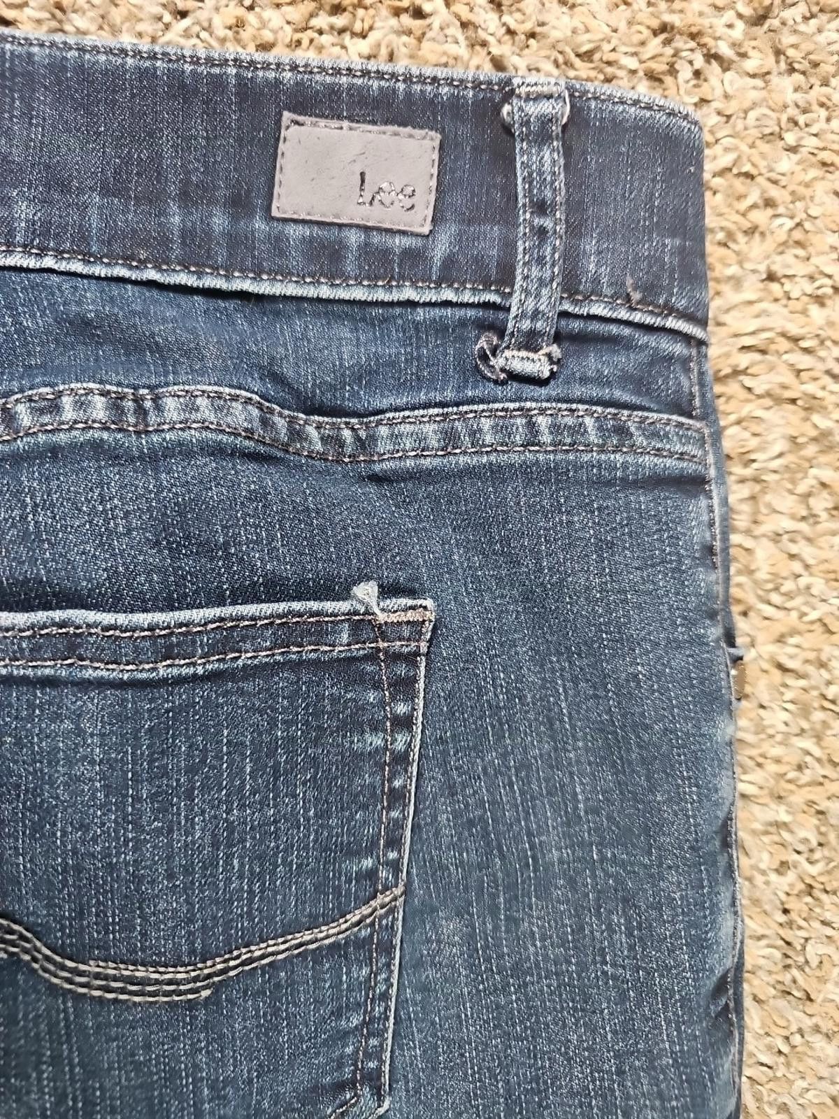 Lee Lee Womens Regular Fit Mid Rise 18W Medium Jeans Size 32" / US 10 / IT 46 - 7 Thumbnail