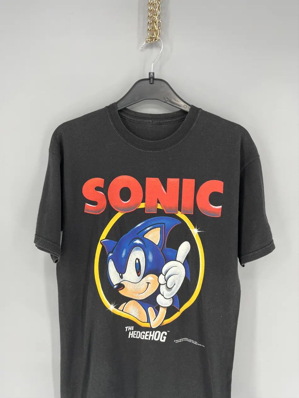 Cartoon Network Vintage Tee Sonic the Hedgehog Sega 1991 Streetwear Style Size US M / EU 48-50 / 2 - 6 Thumbnail