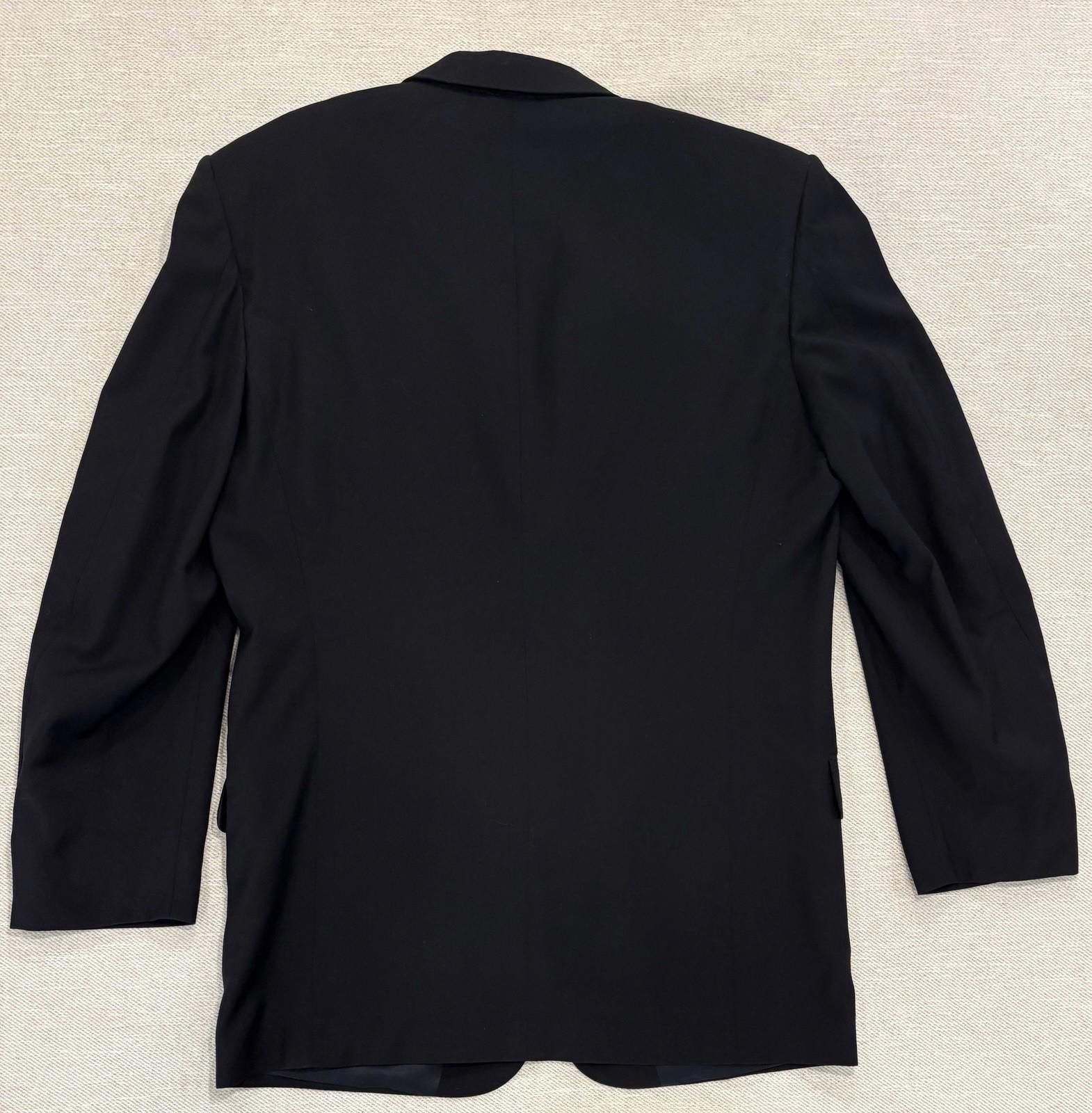 Barneys New York Vintage Made In Italy Barney’s New York Blazer Black, 44L Size 44L - 2 Thumbnail