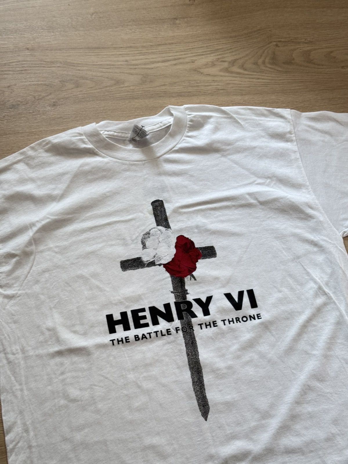 Vintage Vintage 90’s Henry VI The Battle For The Throne T-Shirt Size US XL / EU 56 / 4 - 2 Thumbnail