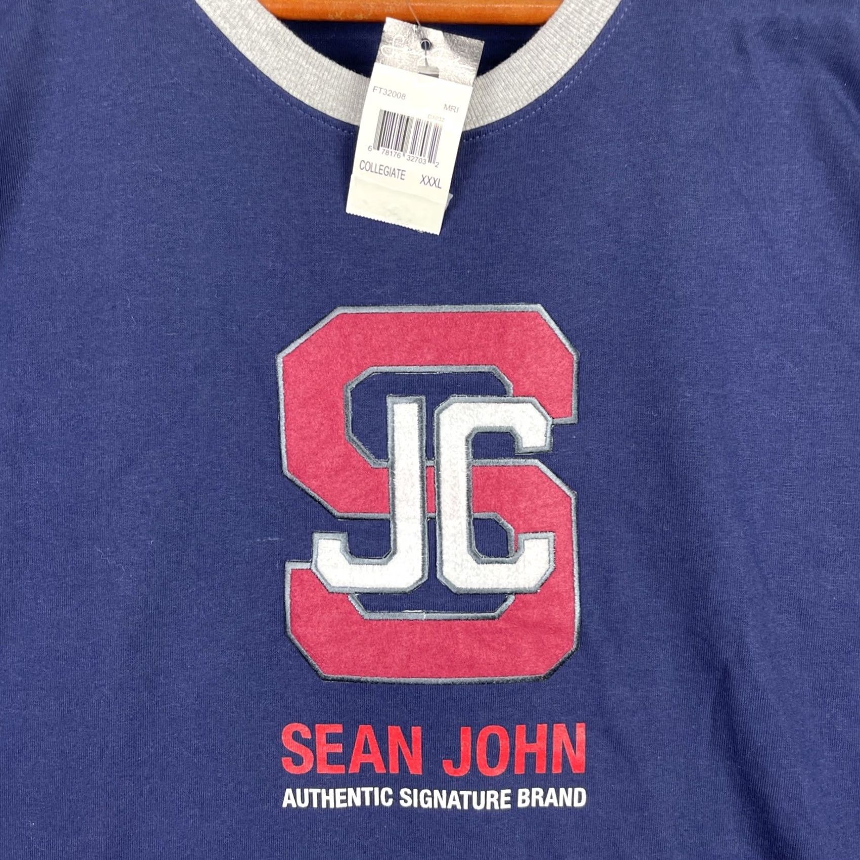 Sean John VINTAGE Sean John Shirt Mens 3XL Navy Blue Rag Hip Hop Streetwear Tee Y2K Shirt Mens Blue Graphic Print Crew Neck Short Sleeve Logo 2000s Mens Size US XXL / EU 58 / 5 - 4 Thumbnail