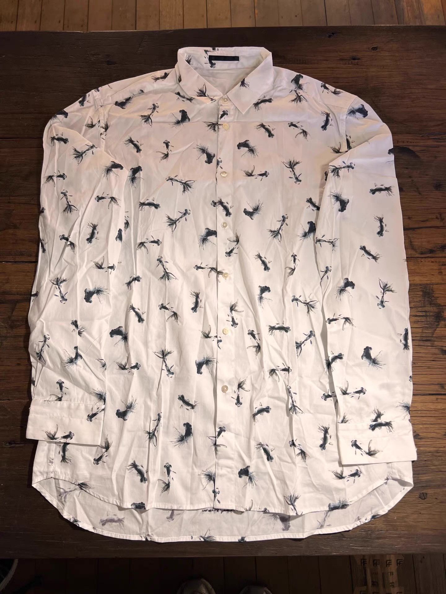 The Viridi-anne The Viridi‑Anne 19FW Collaboration Goldfish Print Shirt Ｑ25 Size US S / EU 44-46 / 1 - 1 Thumbnail
