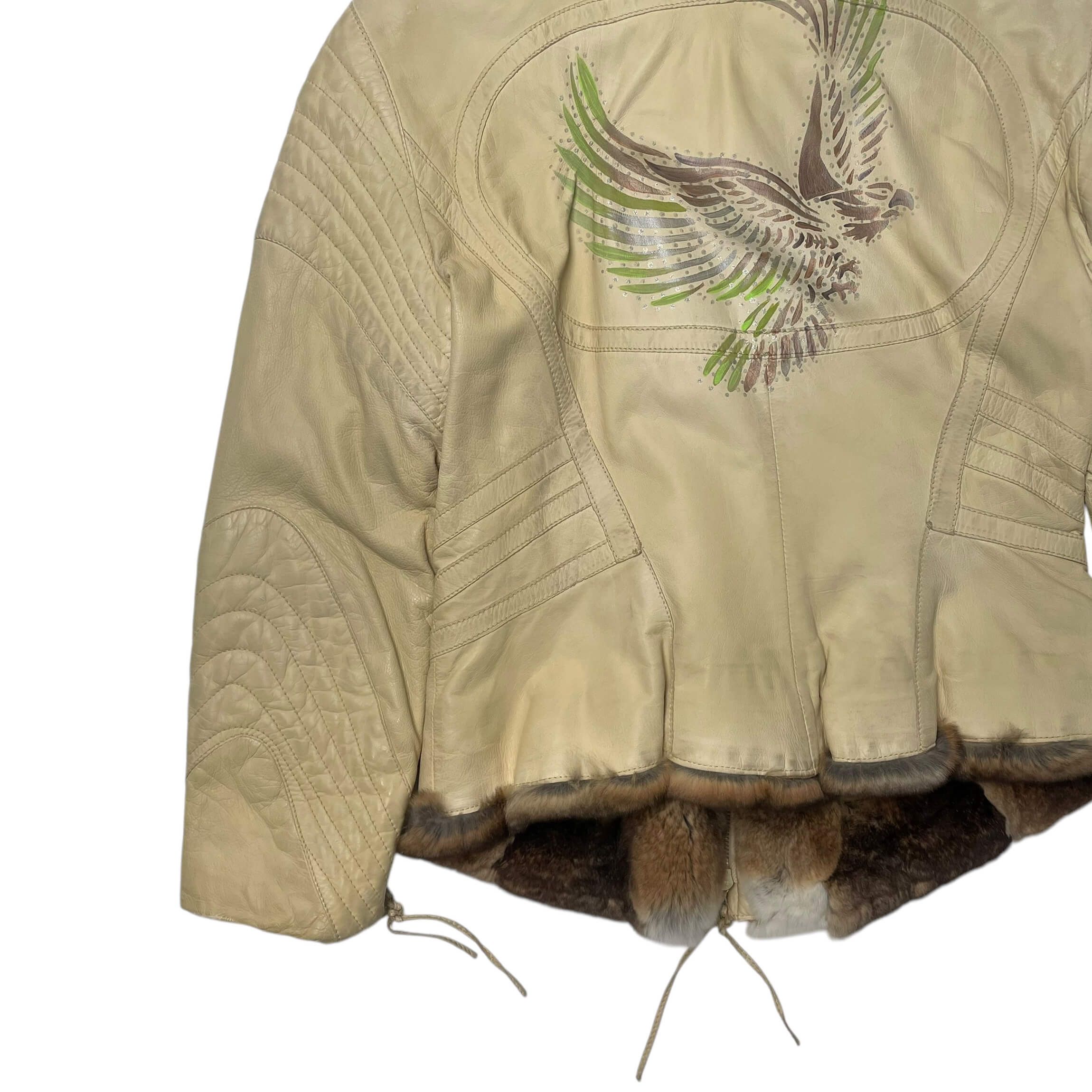Roberto Cavalli Roberto cavalli eagle print leather&fur jk Size M / US 6-8 / IT 42-44 - 11 Thumbnail
