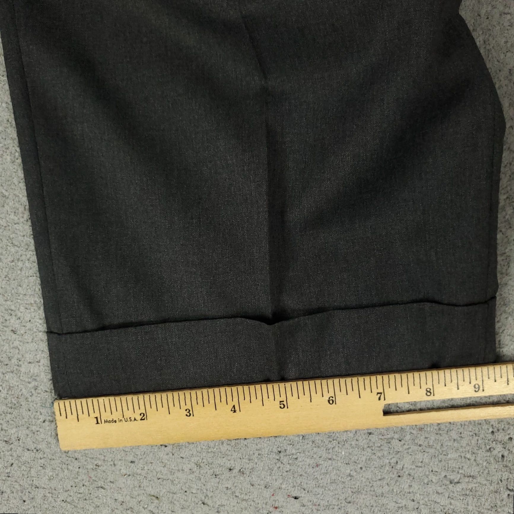 Zanella Zanella Pants Mens 36x28 Gray Wool Pleated Trousers Chino Dress Pants Cuffed Straight Pocket Slacks Brand Zanella Men Regular Vintage No Size US 36 / EU 52 - 6 Thumbnail