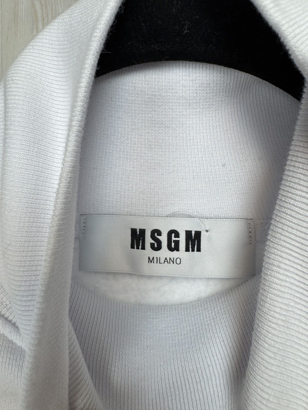 MSGM MSGM Milano white center logo turtleneck sweatshirt Size XS / US 0-2 / IT 36-38 - 9 Thumbnail
