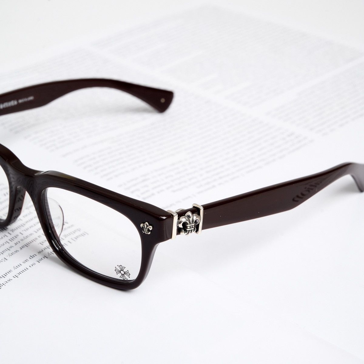 Chrome Hearts CHROME HEARTS GITTIN ANY ?-A CLASSIC BROWN GLASSES Size ONE SIZE - 3 Thumbnail