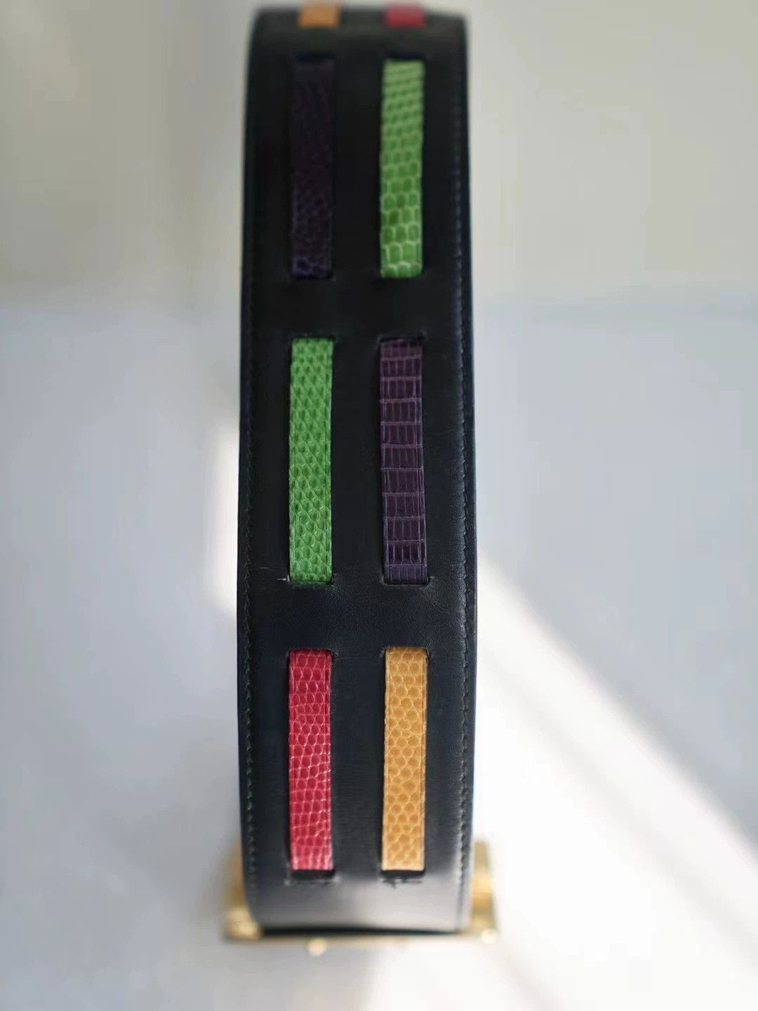 Celine Celine Vintage Belt Poster Series 5cm XS Size ONE SIZE - 3 Thumbnail