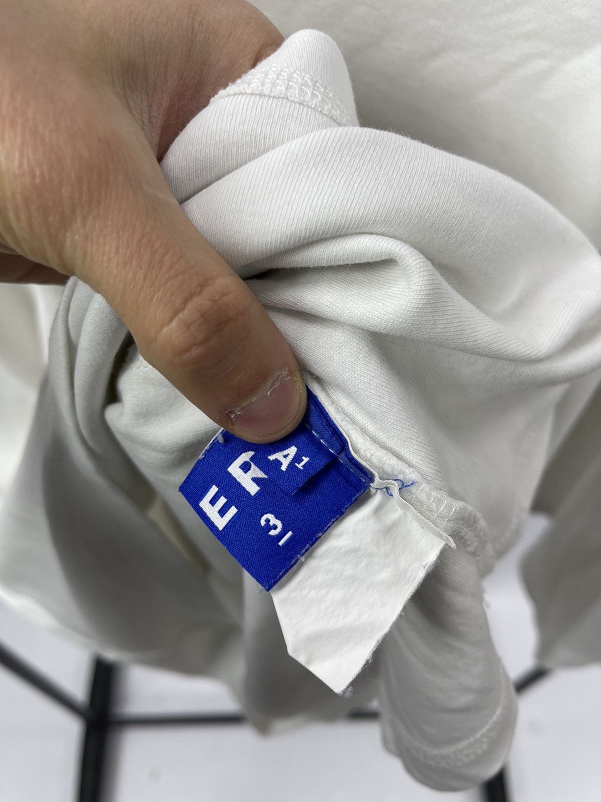 Ader Error Ader Error Central Logo T-Shirt White Size A1 Summer 2021 Size US L / EU 52-54 / 3 - 5 Thumbnail