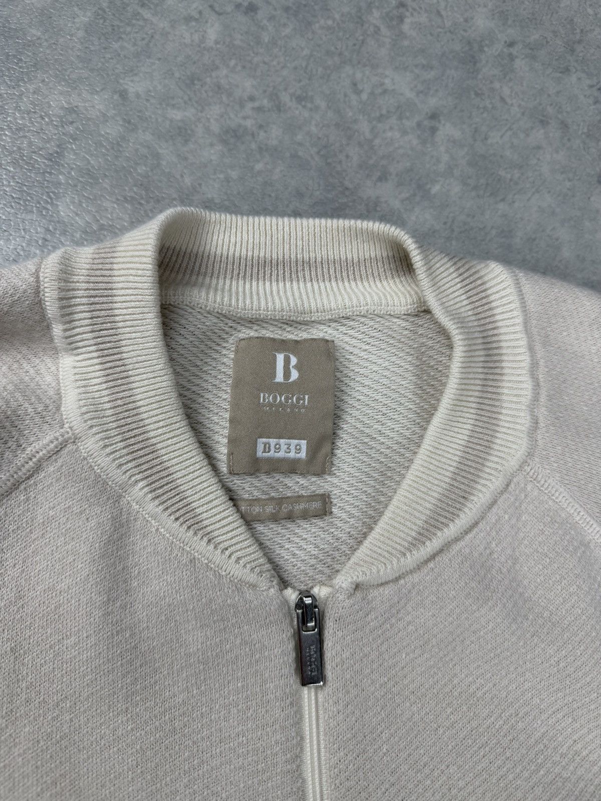 Boggi Boggi Milano Cotton Silk Cashmere Zip Cardigan S Size US S / EU 44-46 / 1 - 7 Thumbnail