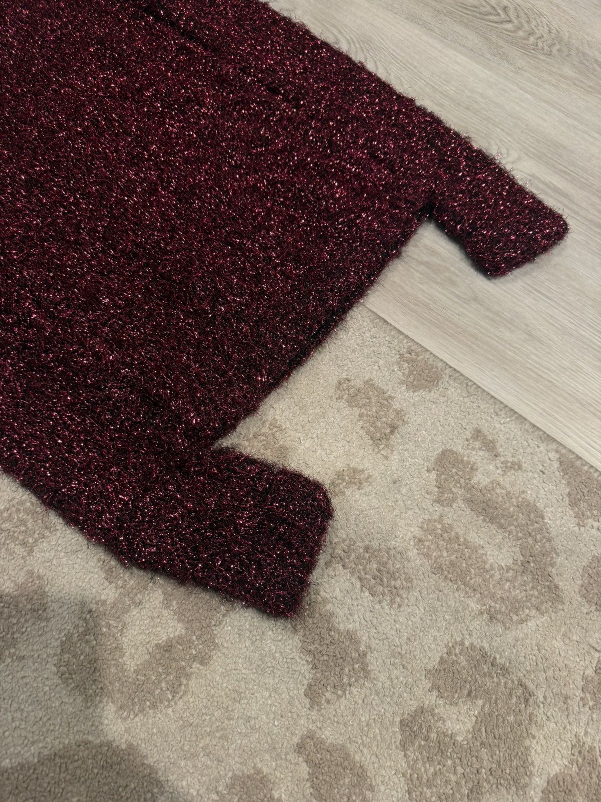 Saint Laurent Paris f/w 2019 sparkle knit sweater!! Size US S / EU 44-46 / 1 - 2 Thumbnail