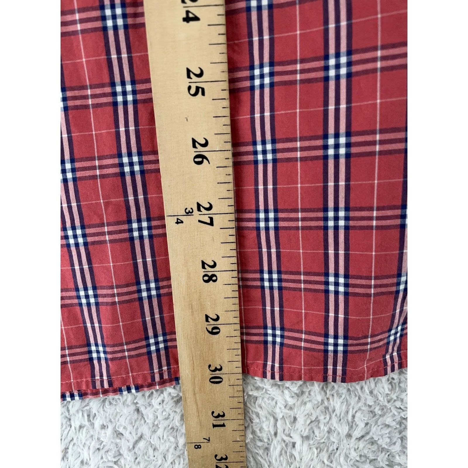 Orvis Orvis Shirt Mens XL Red Plaid Heritage Wash Active Fit L/S Button Down Size US XL / EU 56 / 4 - 6 Thumbnail