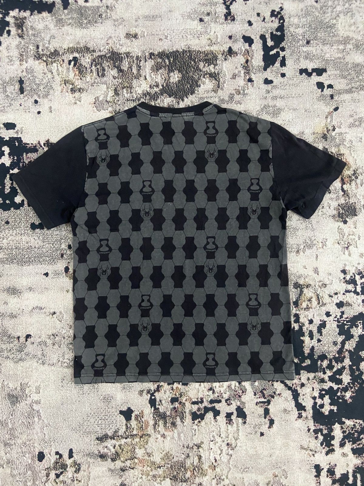 Spyder Spyder T-Shirt Spider Web Hexagon Y2K Streetwear Size US L / EU 52-54 / 3 - 1 Thumbnail