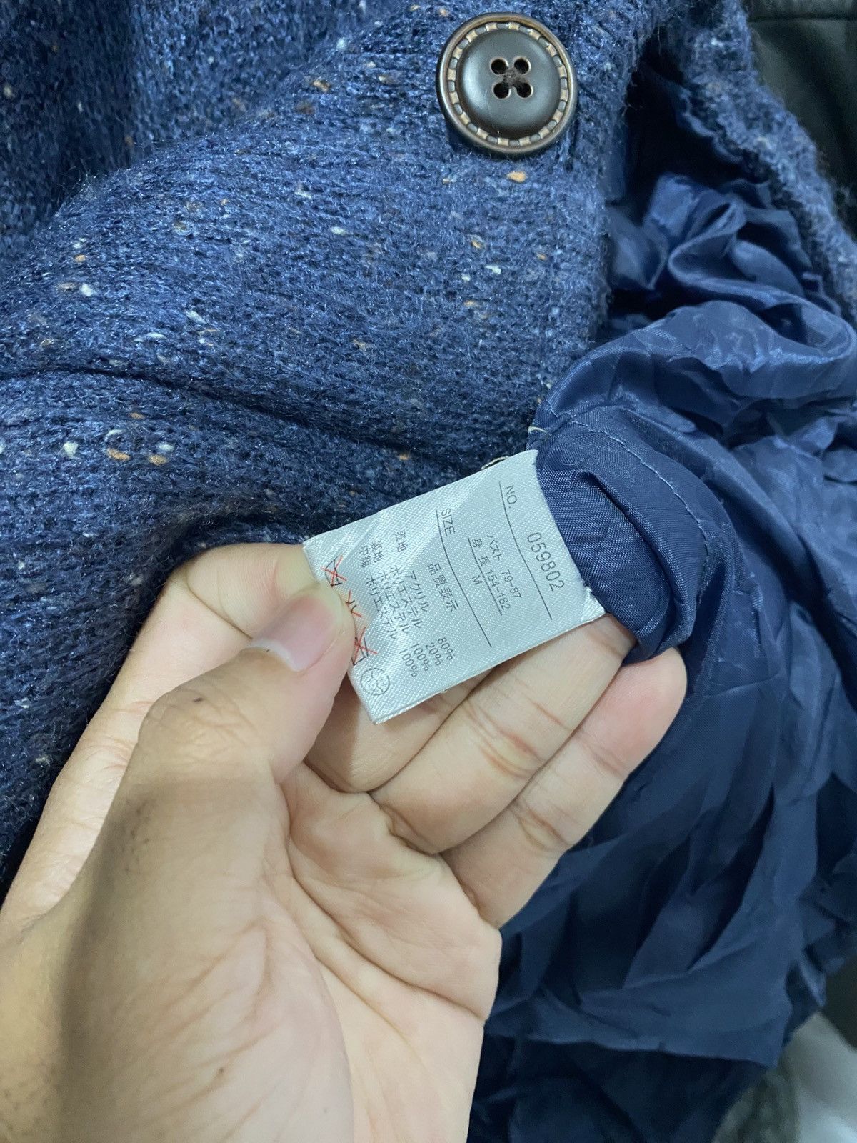 Japanese Brand Beamountcarr bono jacket mohair knitted ifsixwasnine kmrii Size US L / EU 52-54 / 3 - 6 Thumbnail
