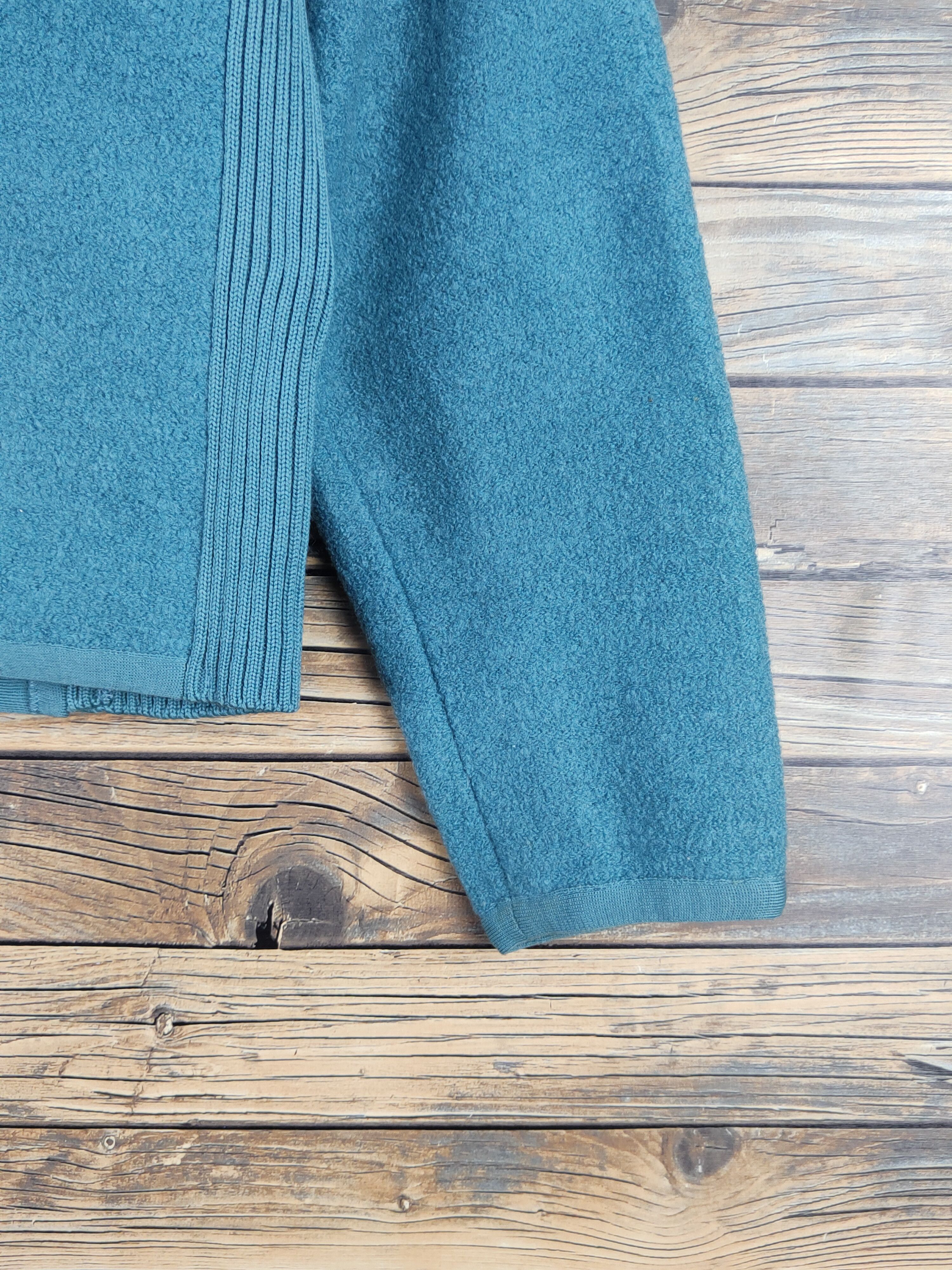 Homespun Knitwear Valentino Garavani Turquoise Knitwear jacket #W1331 Size S / US 4 / IT 40 - 6 Thumbnail