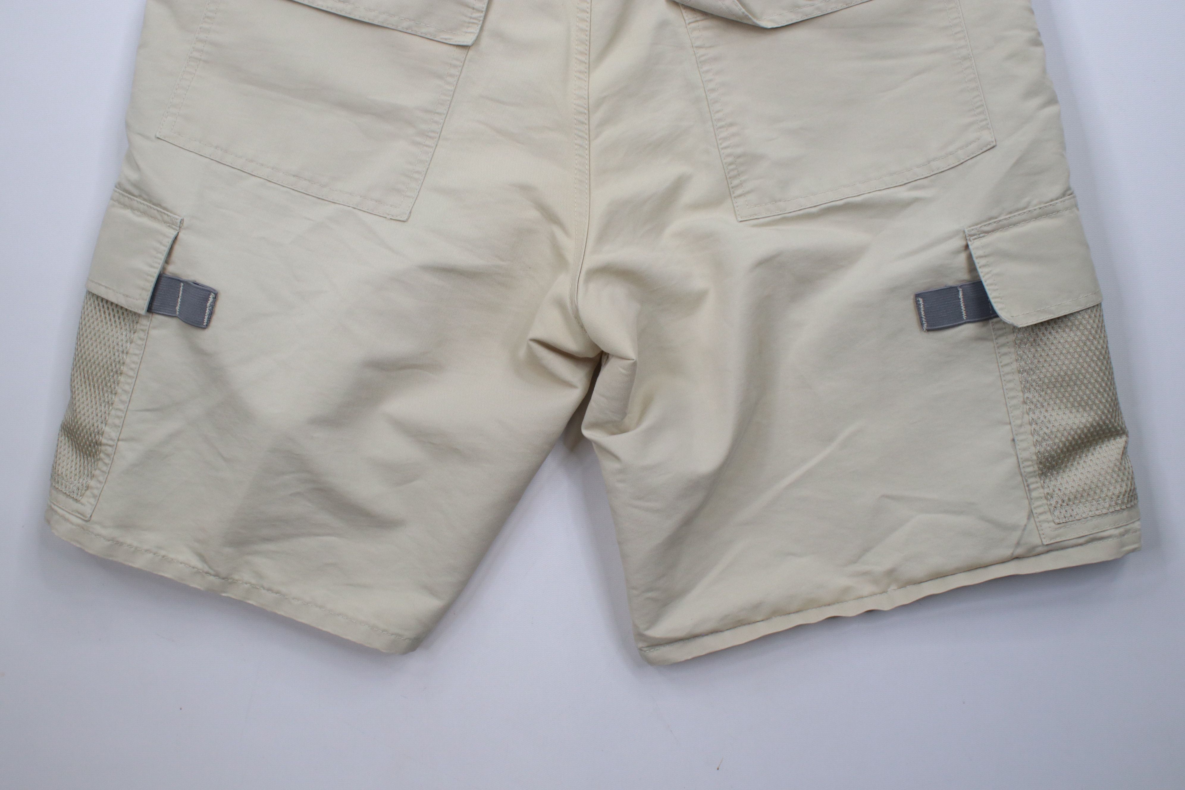 Levi's × Vintage Vintage 90s Levis Silvertab Mesh Pocket Cargo Shorts Beige Size US 36 / EU 52 - 12 Thumbnail