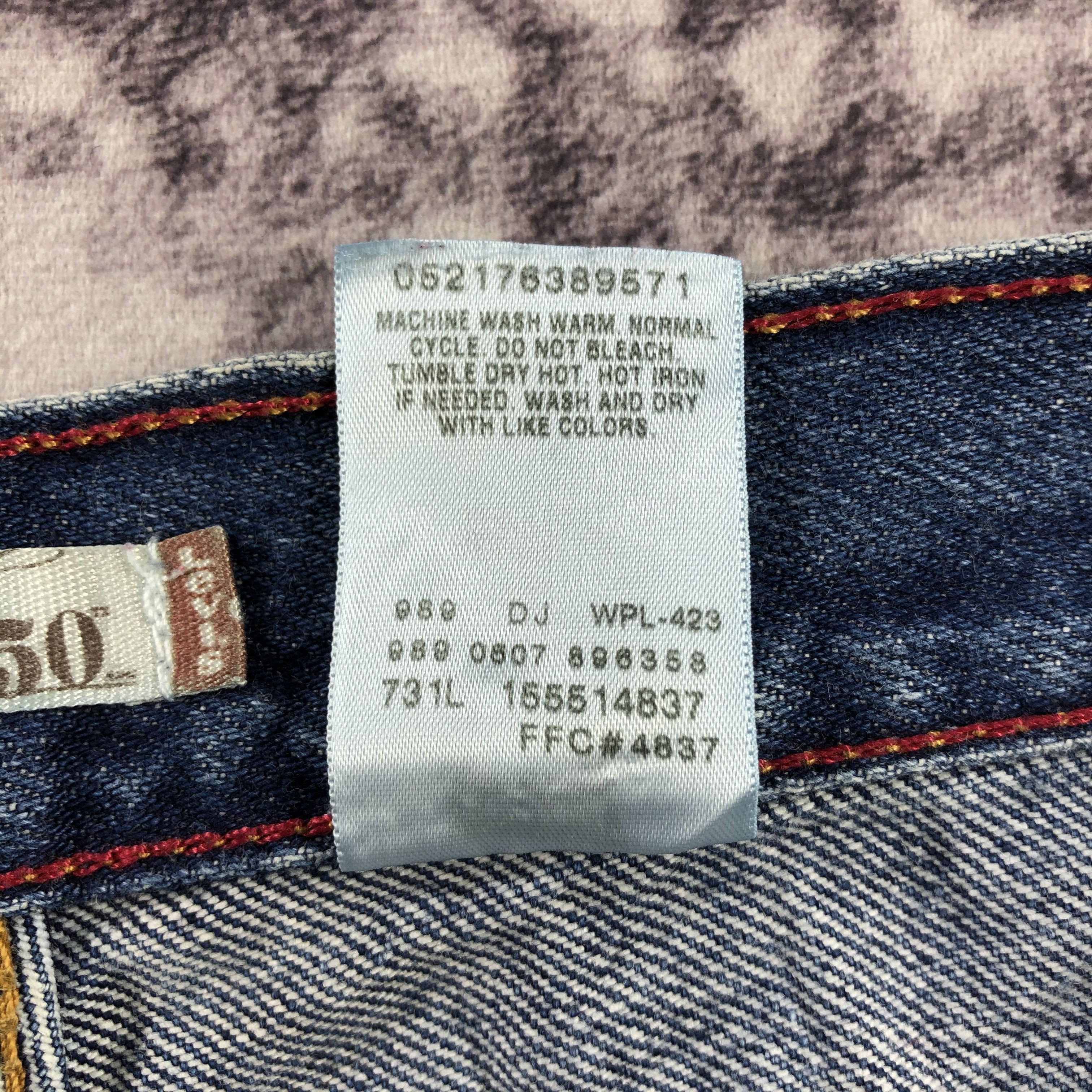Levi's Vintage Blue Wash Levis 550 Jeans-JM2984 Size 31" - 11 Thumbnail
