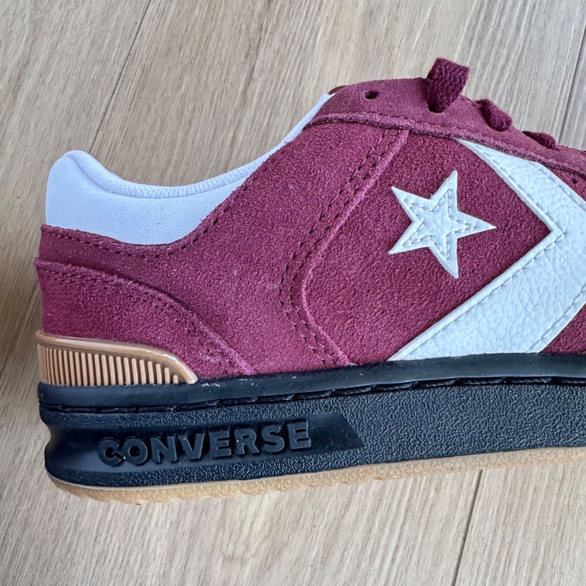 Converse ⭐Converse CL98 Suede Black Deep Bordeaux Gum Sz 10 Womens Sh Size US 10 / IT 40 - 6 Thumbnail