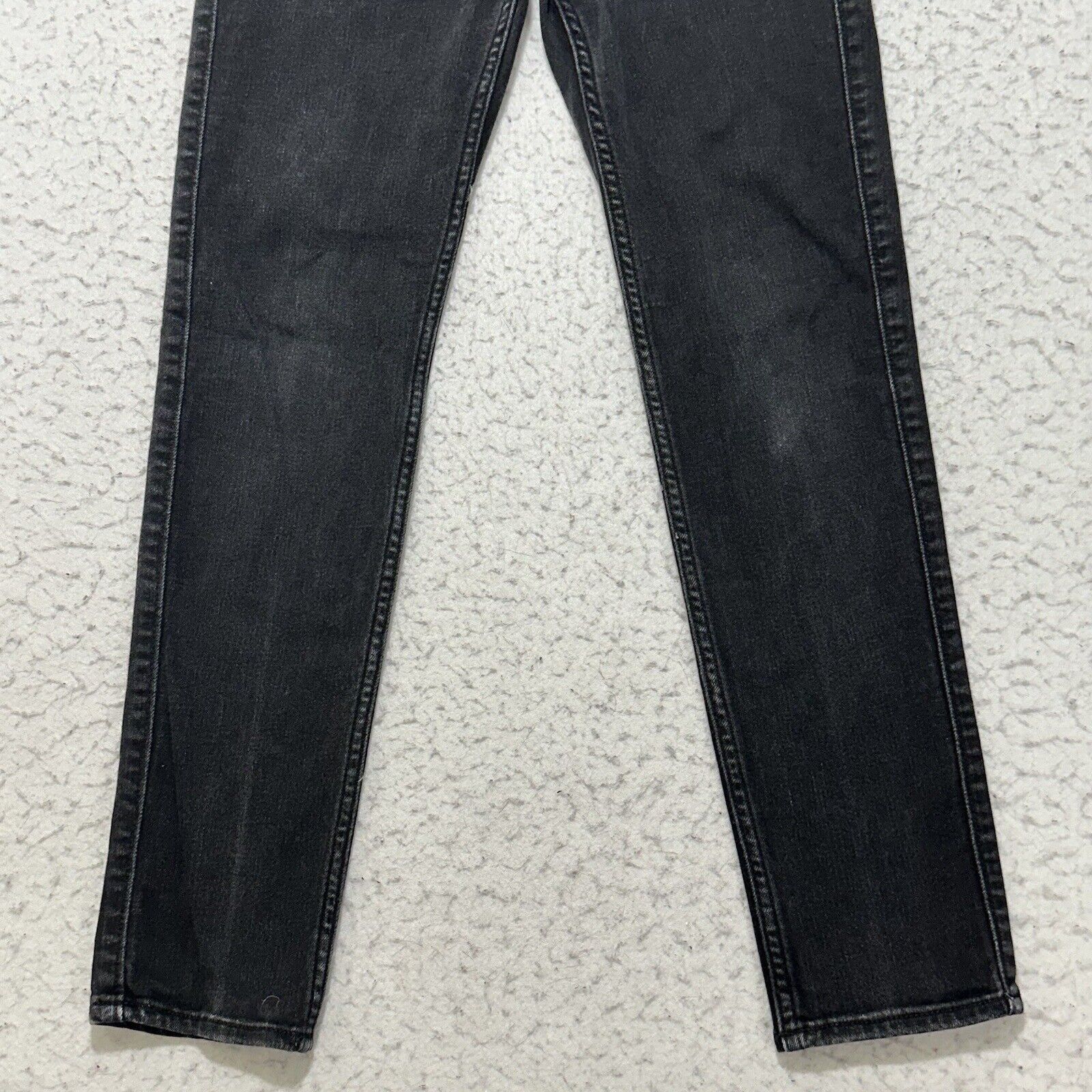 Hollister Hollister 29x28 Skinny Stretch Black Denim Jeans Mid Rise Size 28" / US 6 / IT 42 - 3 Thumbnail