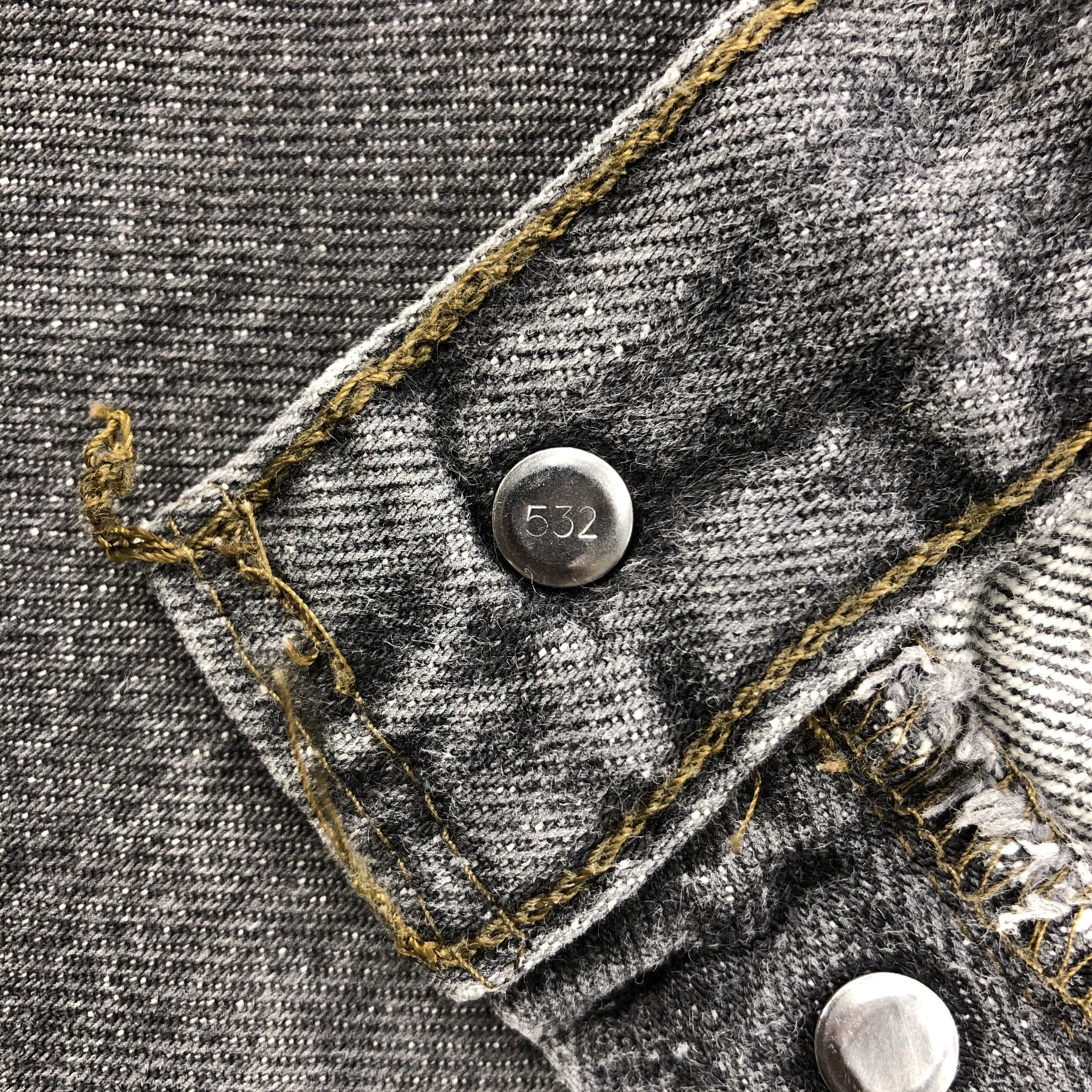 Levi's × Vintage Vintage 90s Distress Levis 501 Jeans-JM1570 Size US 35 - 10 Thumbnail