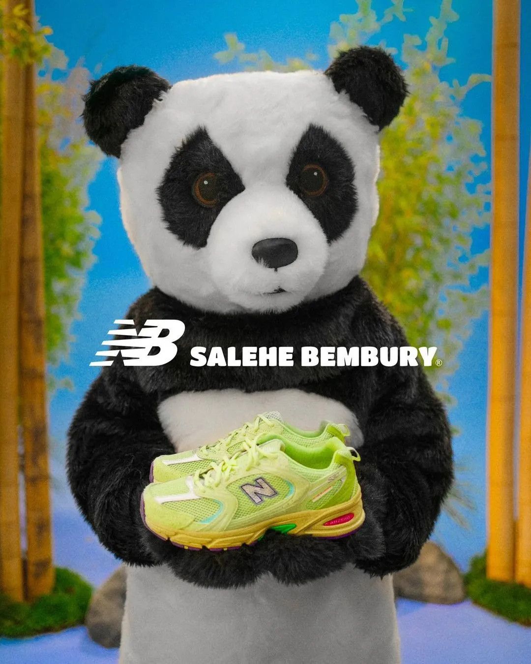 New Balance × Salehe Bembury SIGNED Yellow 530 MR530PR Trainers Size US 9.5 / EU 42-43 - 3 Thumbnail