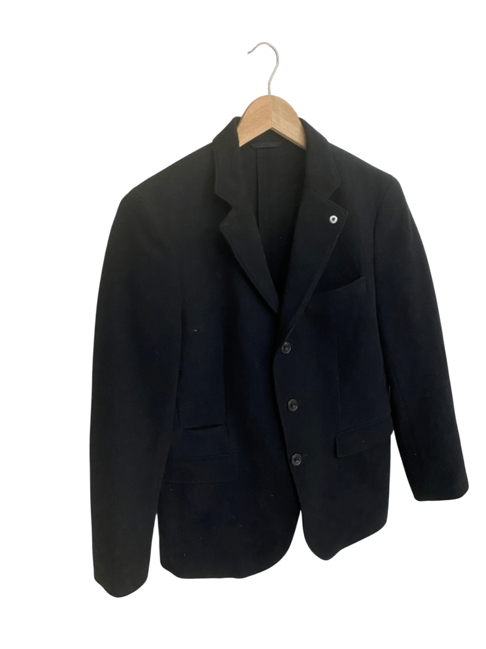 Christophe Lemaire × Lemaire FW18 Lamb Wool Double Breasted Coat Jacket Size US M / EU 48-50 / 2 - 3 Thumbnail