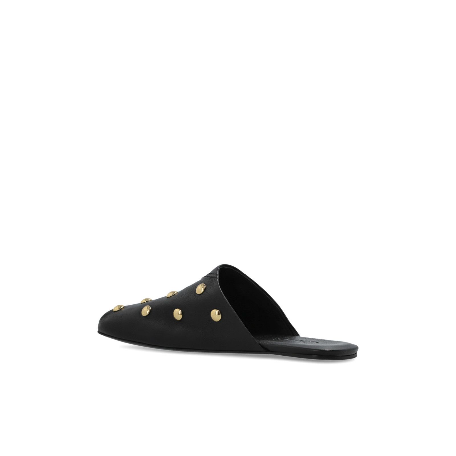 Chloe Chloe Clogs Black Leather Slides New & Authentic (Euro Size: Size US 9 / IT 39 - 3 Thumbnail