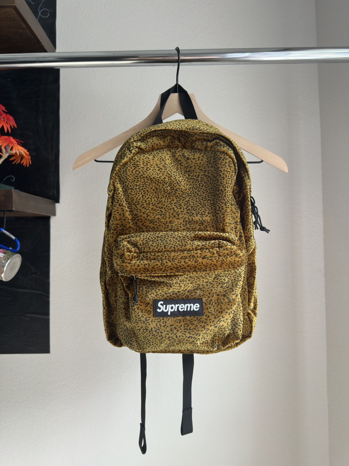 Supreme Supreme Velvet Leopard Backpack | Grailed