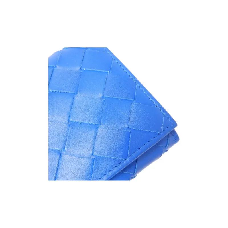 Bottega Veneta o1n1vont1124 Size: OS / Slim Long Wallet in Blue Size ONE SIZE - 4 Thumbnail
