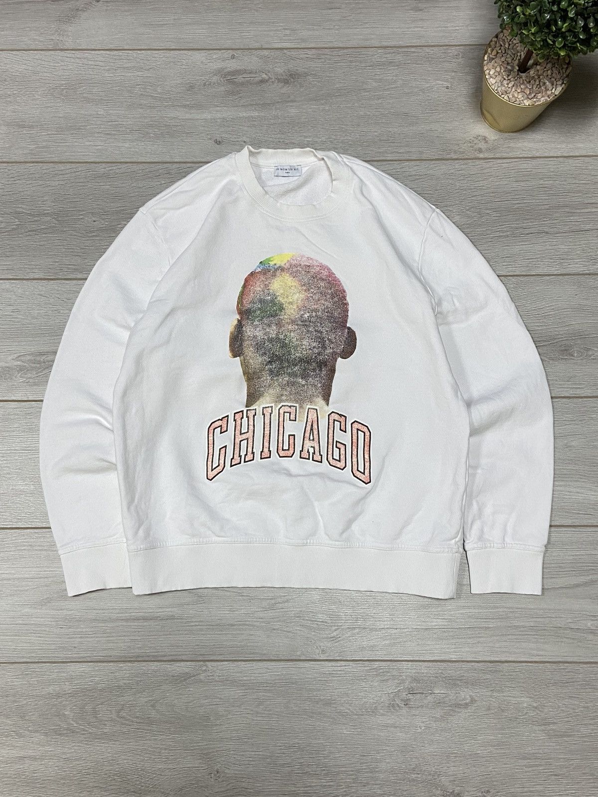 Ih Nom Uh Nit Ih Nom Uh Nit 91 Chicago Bulls Dennis Rodman sweatshirt Size US L / EU 52-54 / 3 - 1 Thumbnail