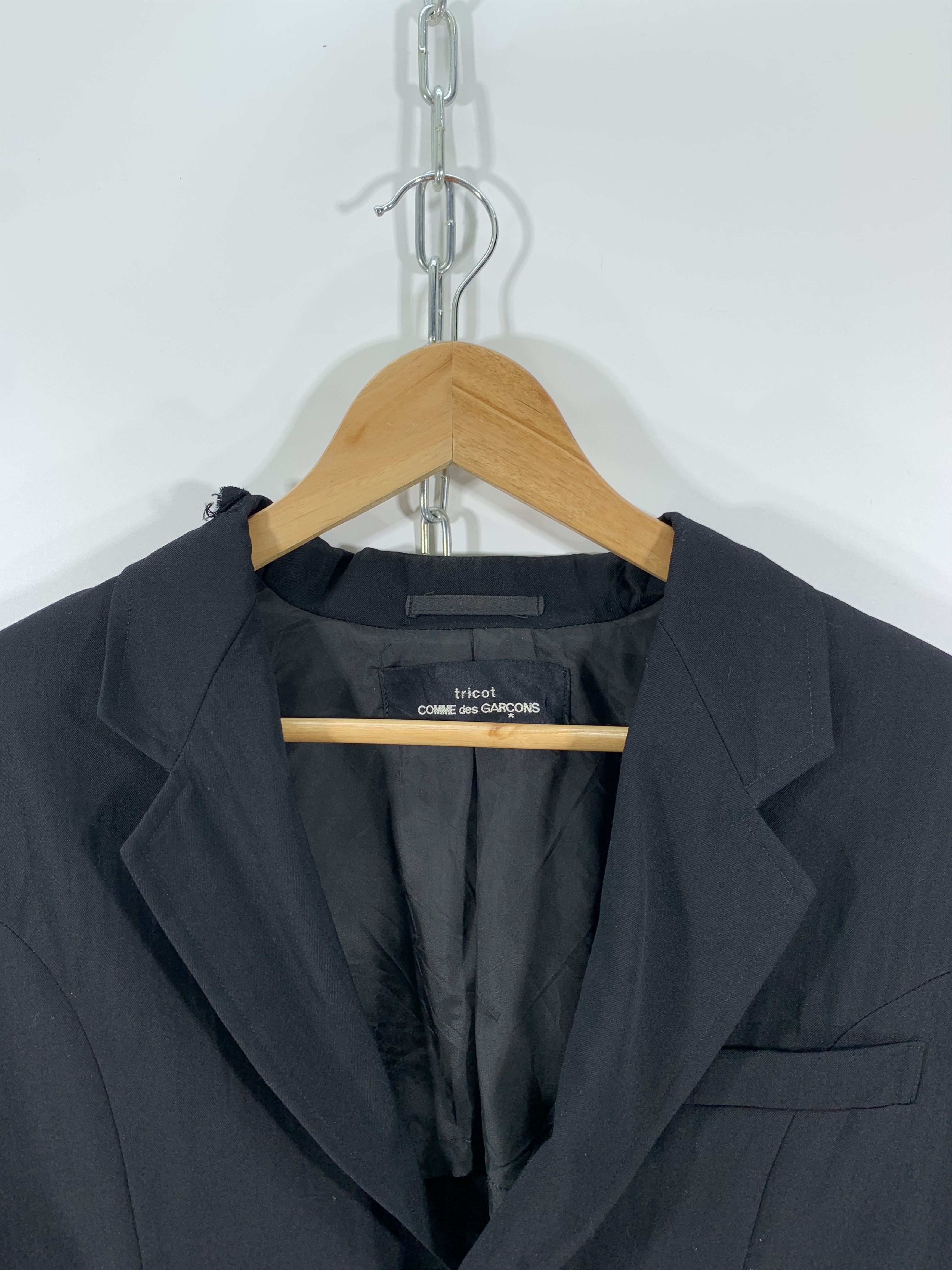 Comme des Garcons ⚡️1989 Tricot Comme Des Gacons Cropped Jacket Size US XS / EU 42 / 0 - 4 Thumbnail