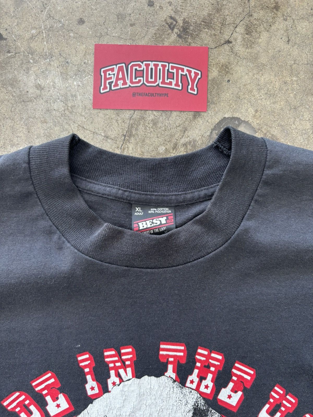 Vintage Vintage 3D emblem style Eagle USA Harley Motorcycle Tee XL Size US XL / EU 56 / 4 - 3 Thumbnail
