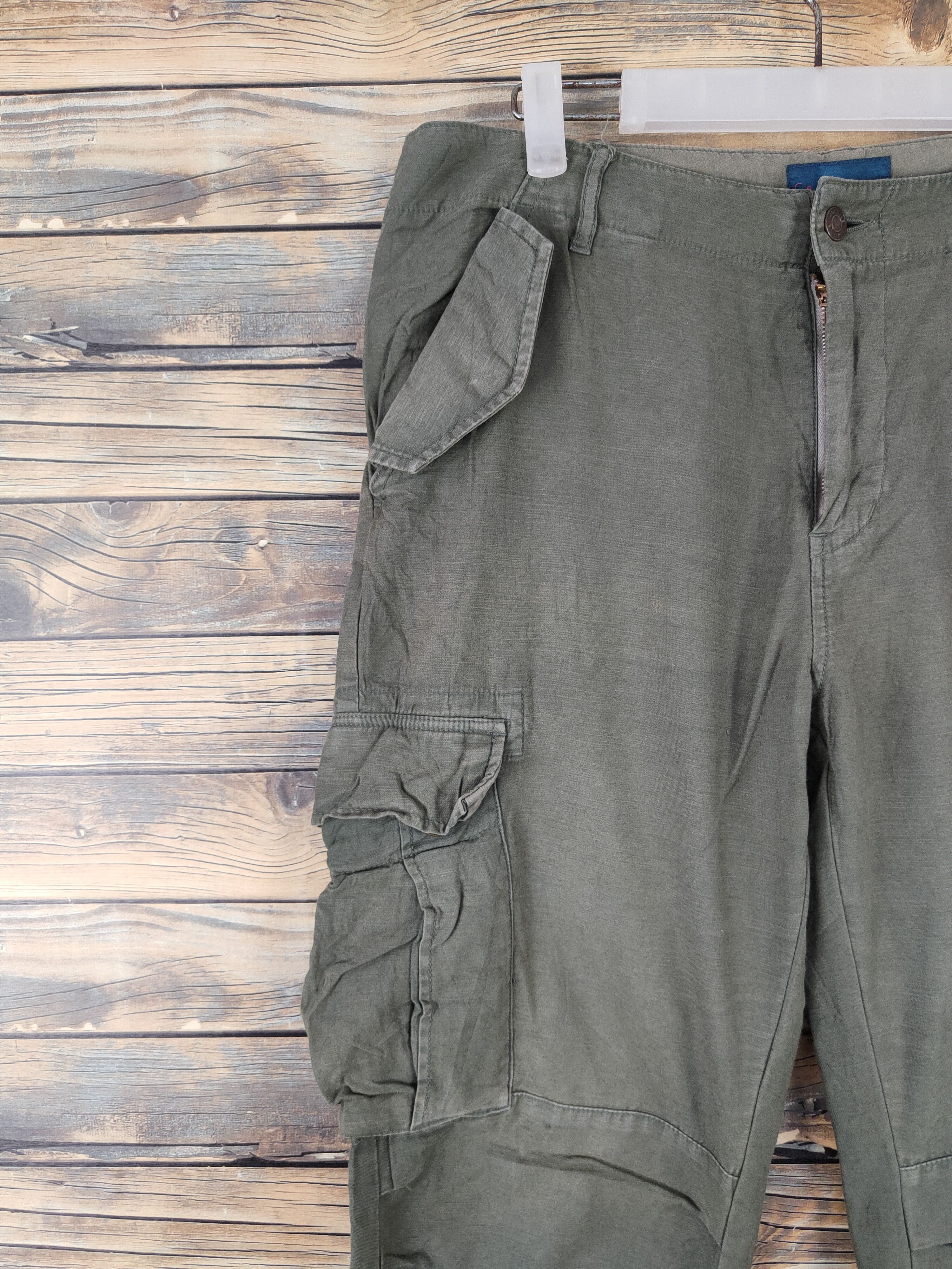 RAGEBLUE Rageblue Green Multipocket Tactical Cargo Pants #W1788 Size US 34 / EU 50 - 3 Thumbnail