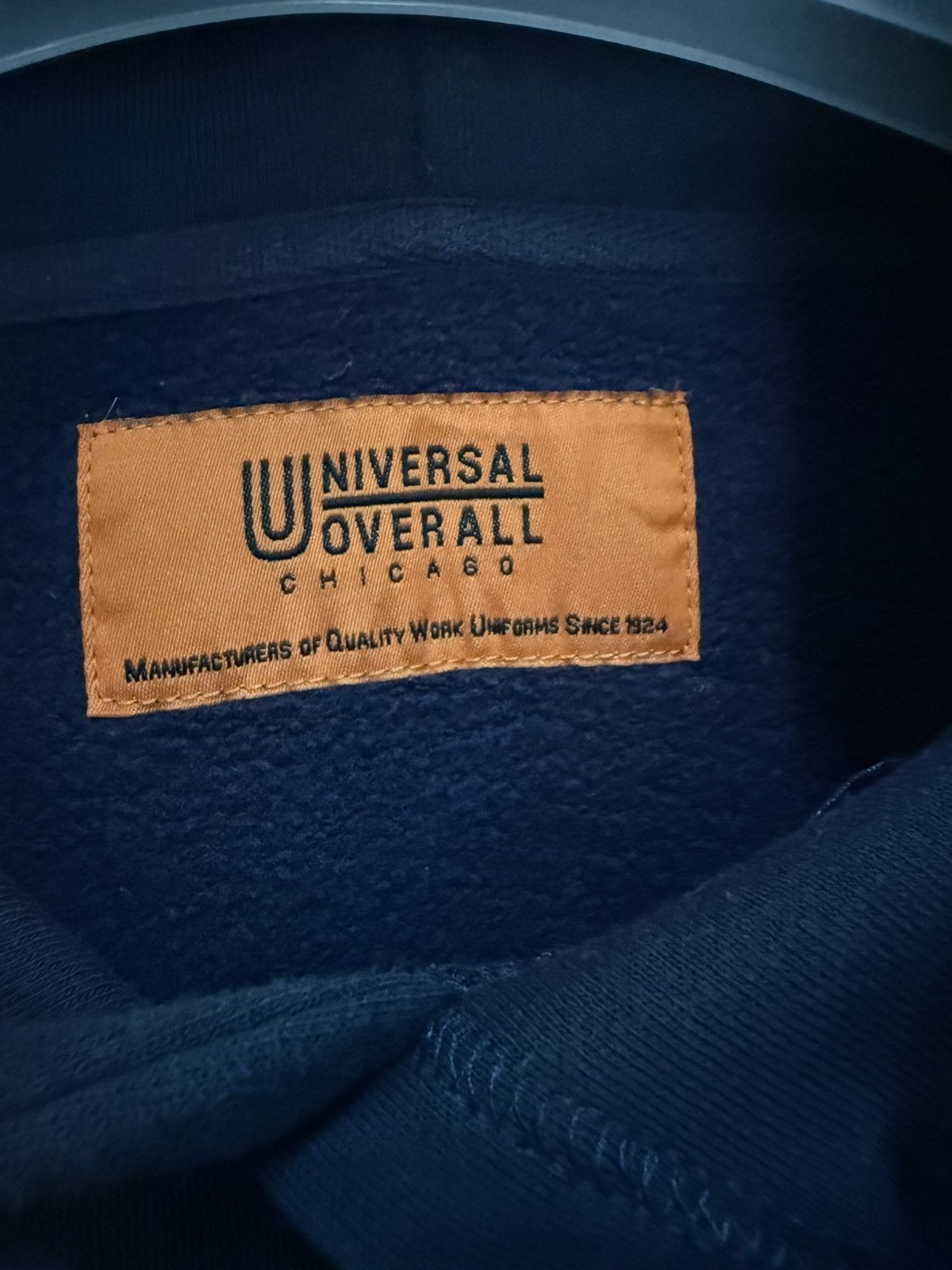 Universal Overall Chicago 🔥 Vtg 90s Windy Jr Sax Player Hoodie Universal Coverall - L Size US L / EU 52-54 / 3 - 5 Thumbnail