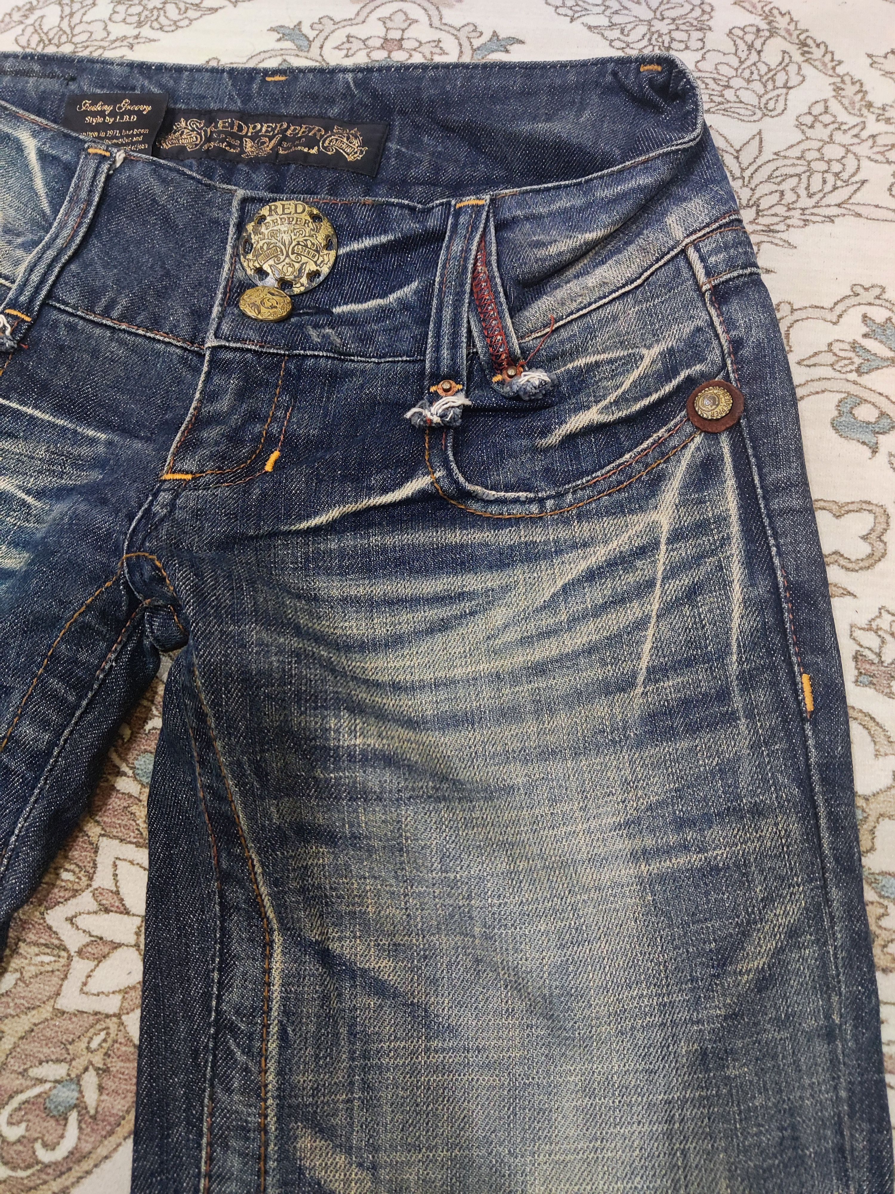 Ed Hardy × Japanese Brand × Vintage Red Pepper Boot Cut Ladies Vintage Jeans Size 30" / US 8 / IT 44 - 2 Thumbnail